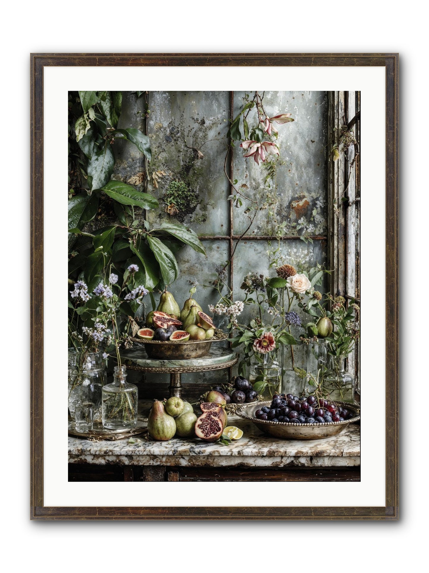 When Time Stops Mattering Framed Print - Slimwoods Black/Gold 24x32