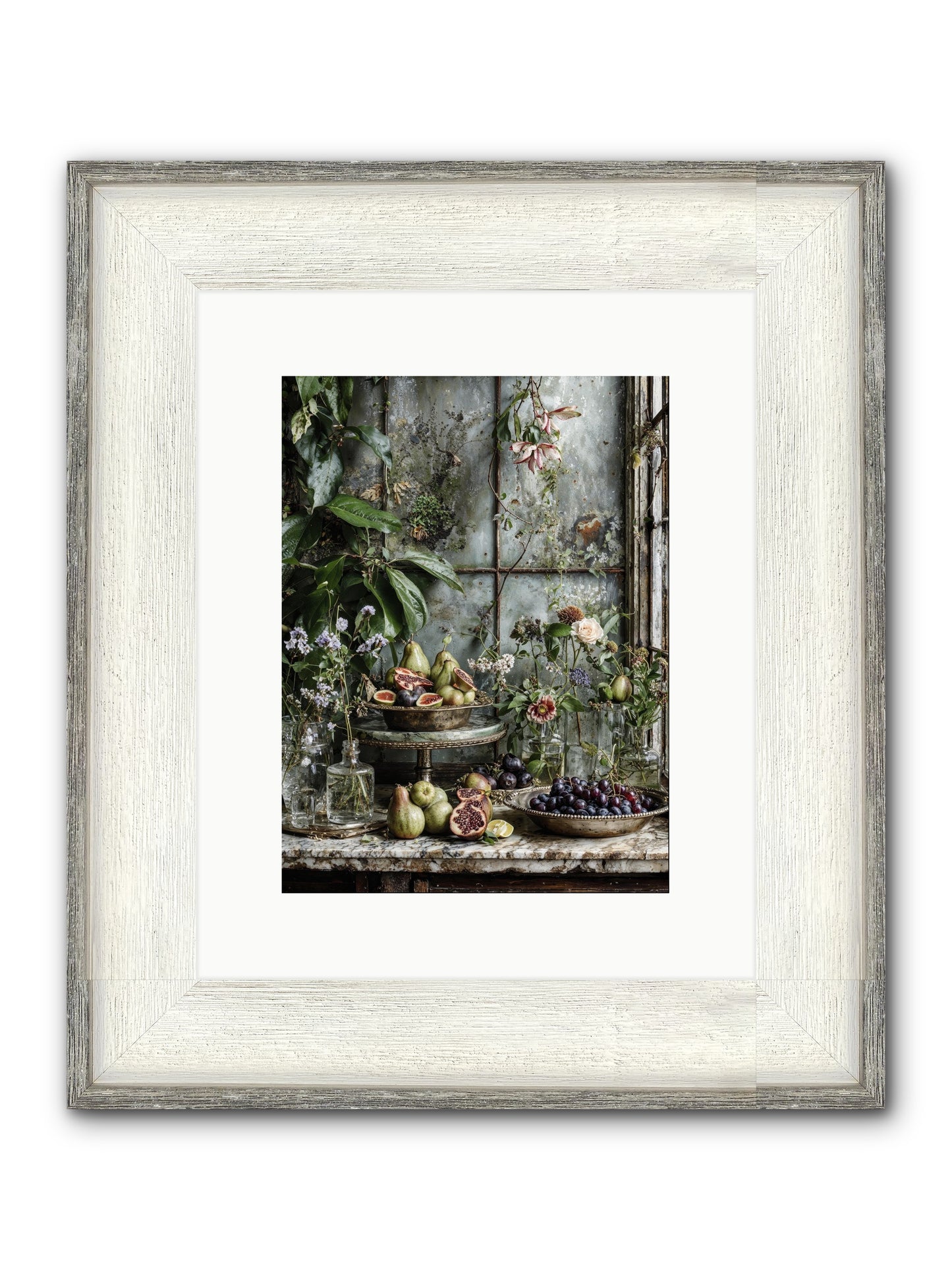 When Time Stops Mattering Framed Print - Driftwood White 9x12