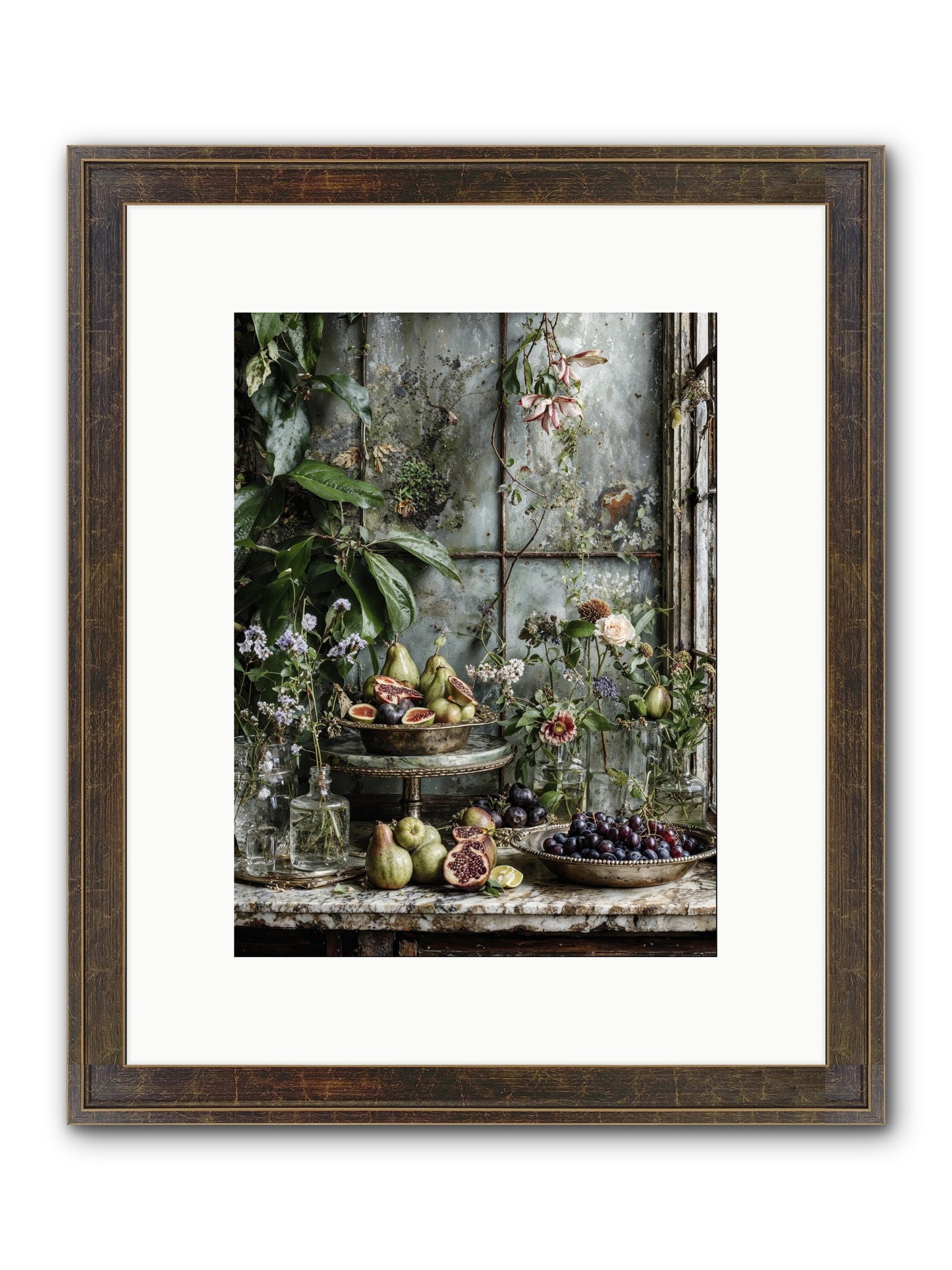 When Time Stops Mattering Framed Print - Slimwoods Black/Gold 9x12
