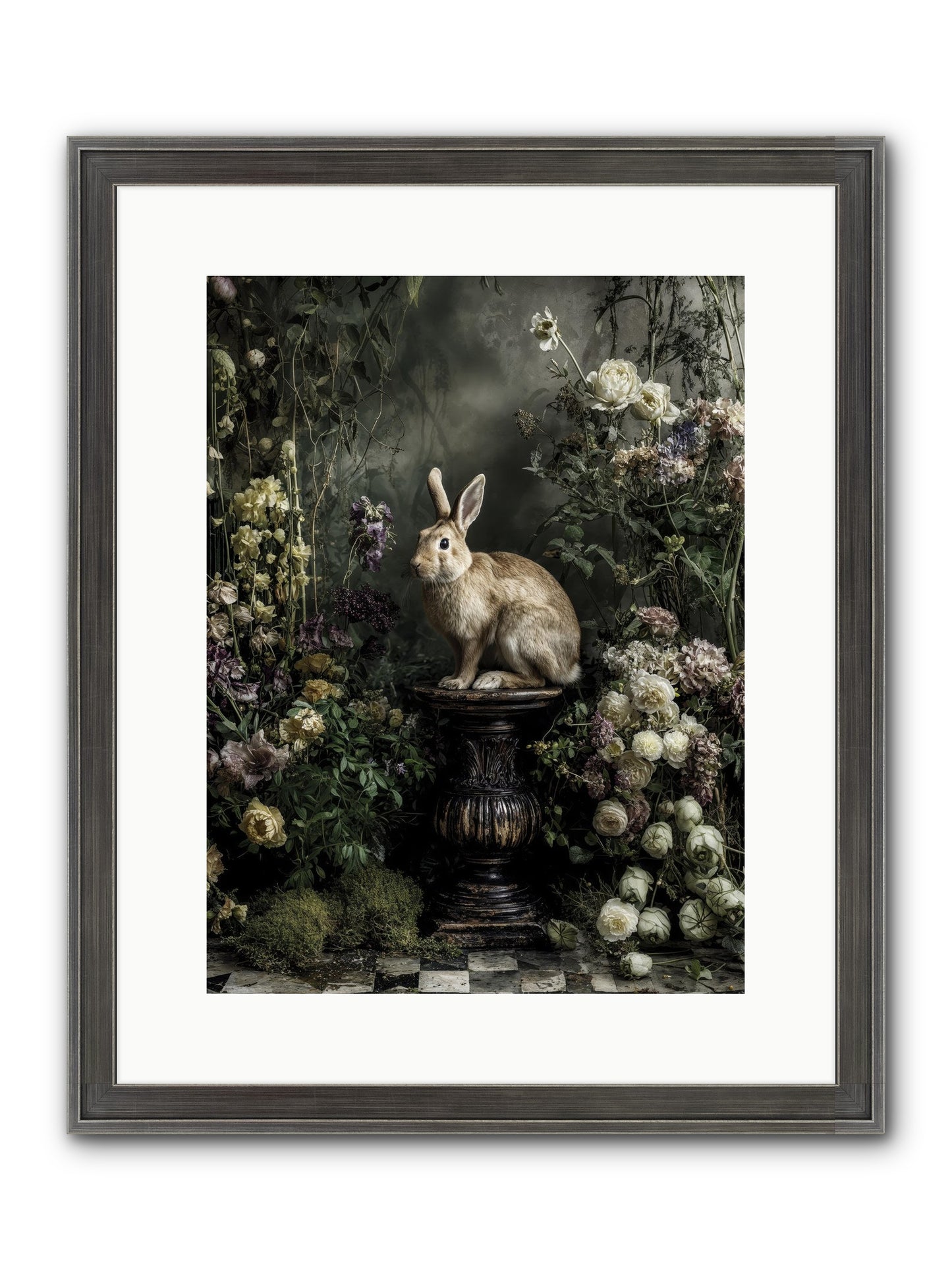 Where Angels Converge Framed Print - Slimwoods Black/Silver 12x16