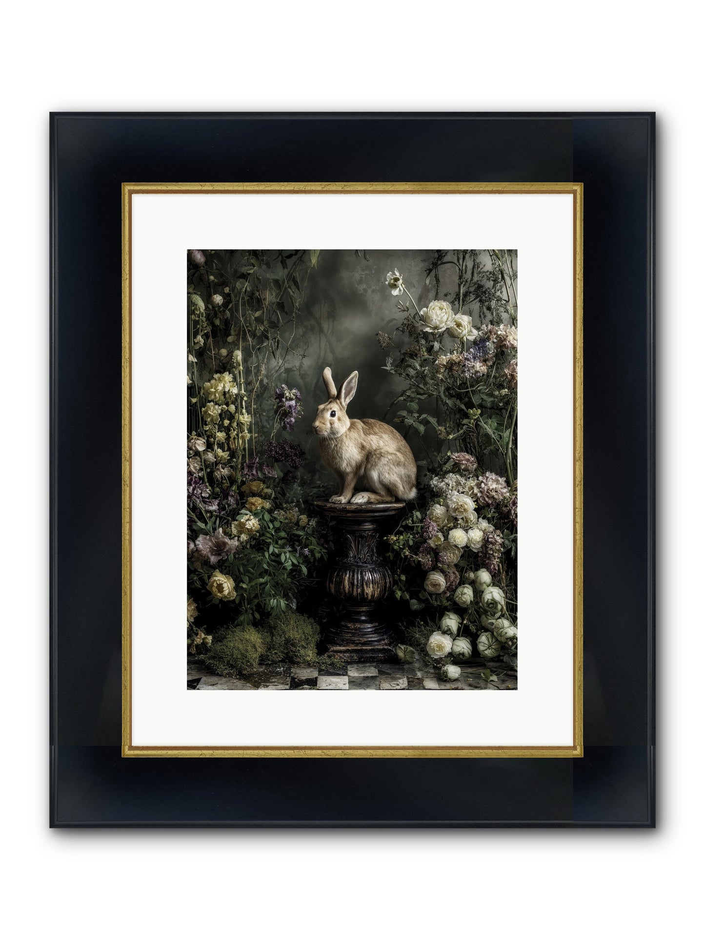 Where Angels Converge Framed Print - Wide Black w/Gold 12x16
