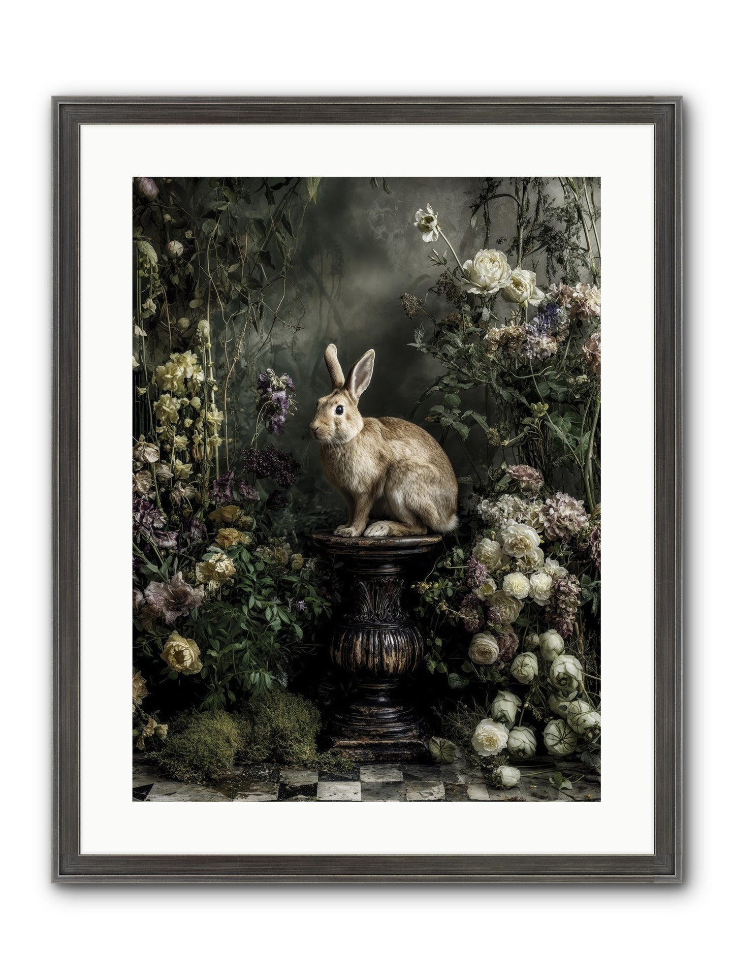Where Angels Converge Framed Print - Slimwoods Black/Silver 18x24