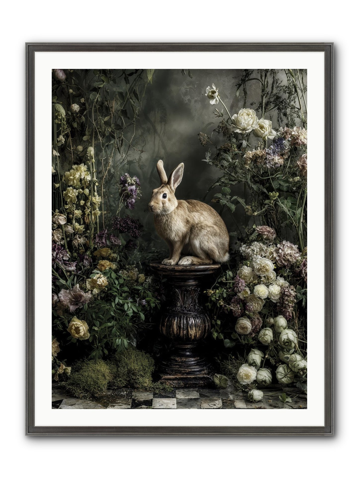 Where Angels Converge Framed Print - Slimwoods Black/Silver 30x40