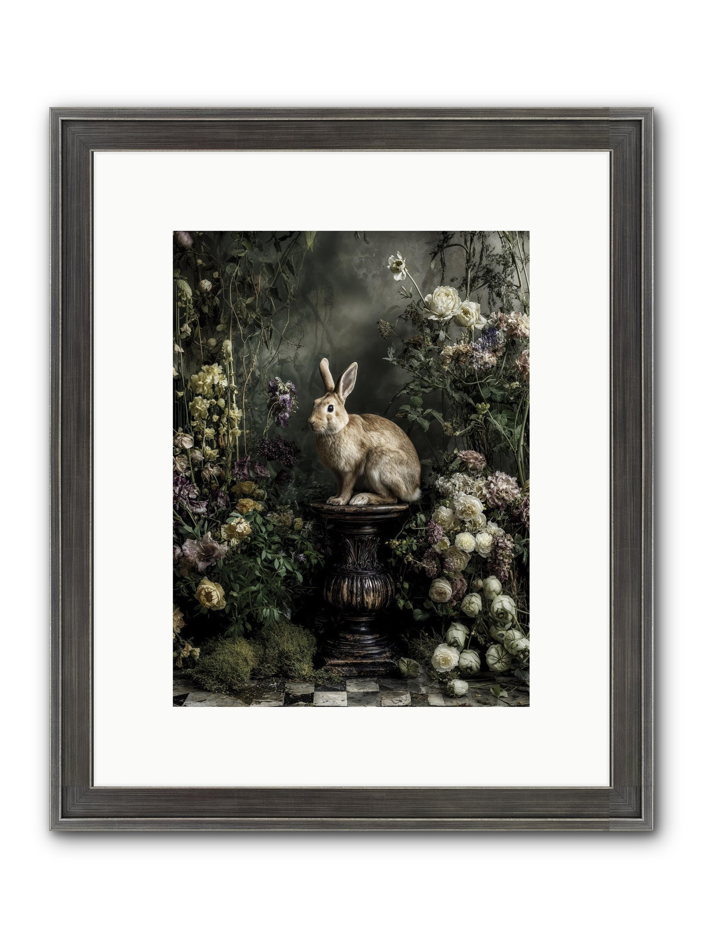 Where Angels Converge Framed Print - Slimwoods Black/Silver 9x12
