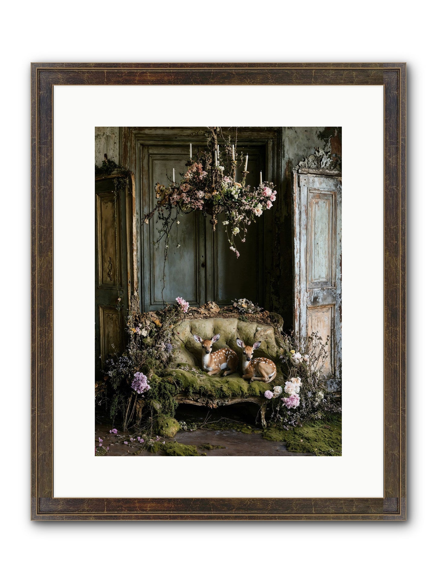 Where Angels Rest Framed Print - Slimwoods Black/Gold 12x16