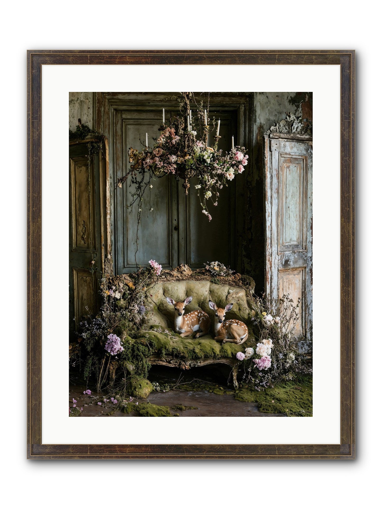Where Angels Rest Framed Print - Slimwoods Black/Gold 18x24