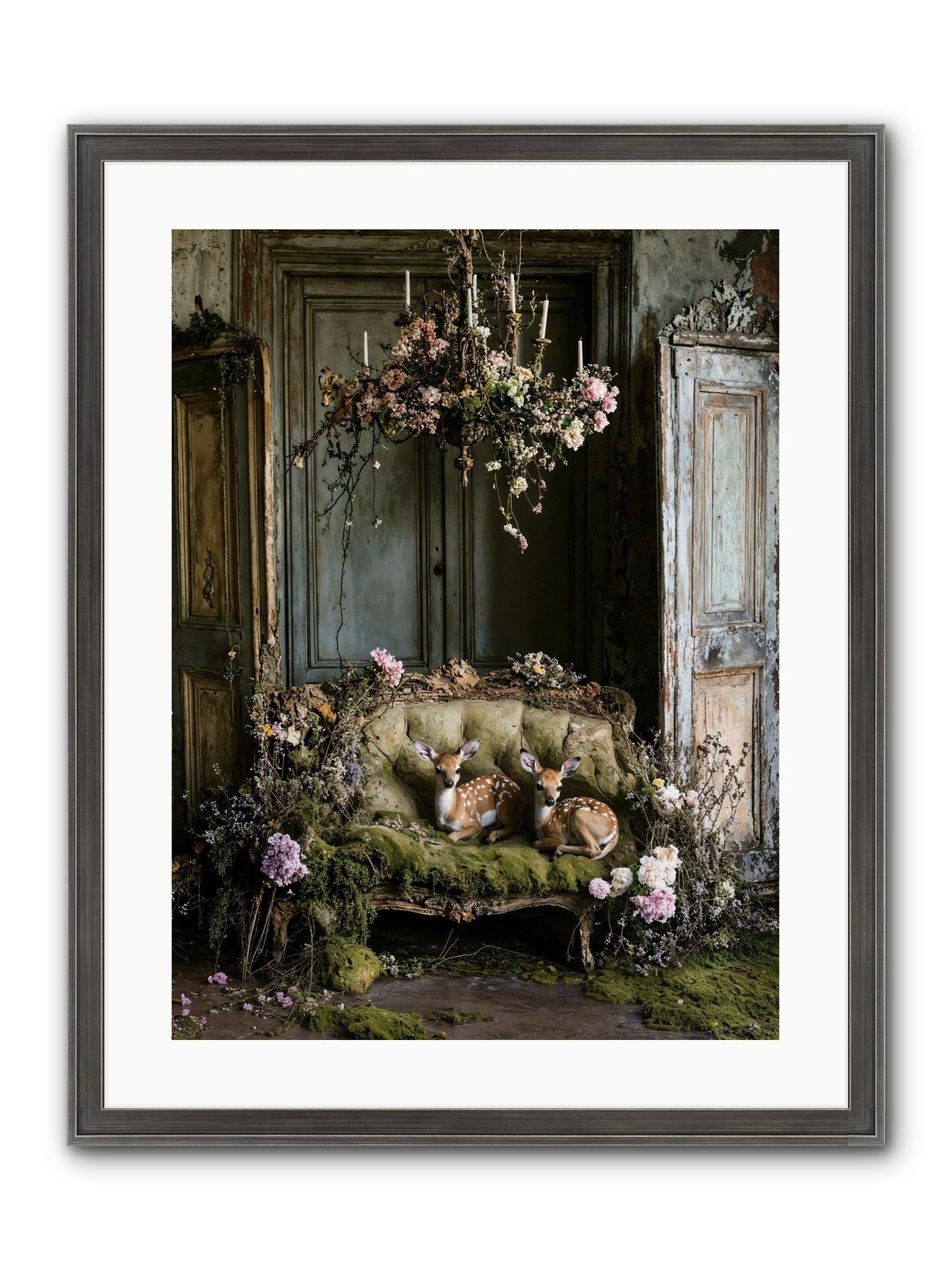 Where Angels Rest Framed Print - Slimwoods Black/Silver 18x24