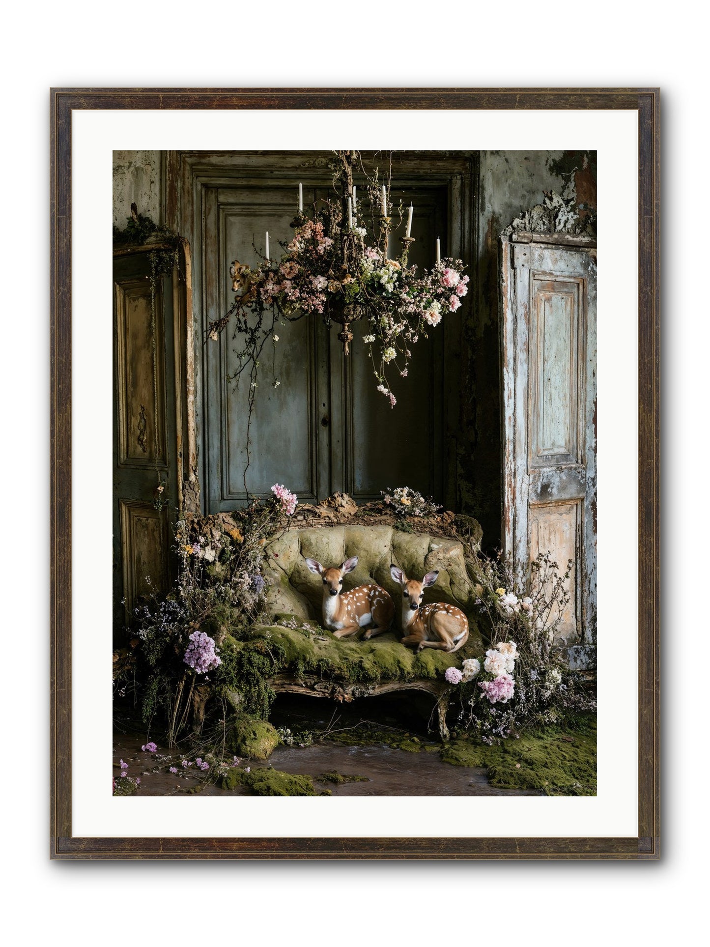 Where Angels Rest Framed Print - Slimwoods Black/Gold 24x32