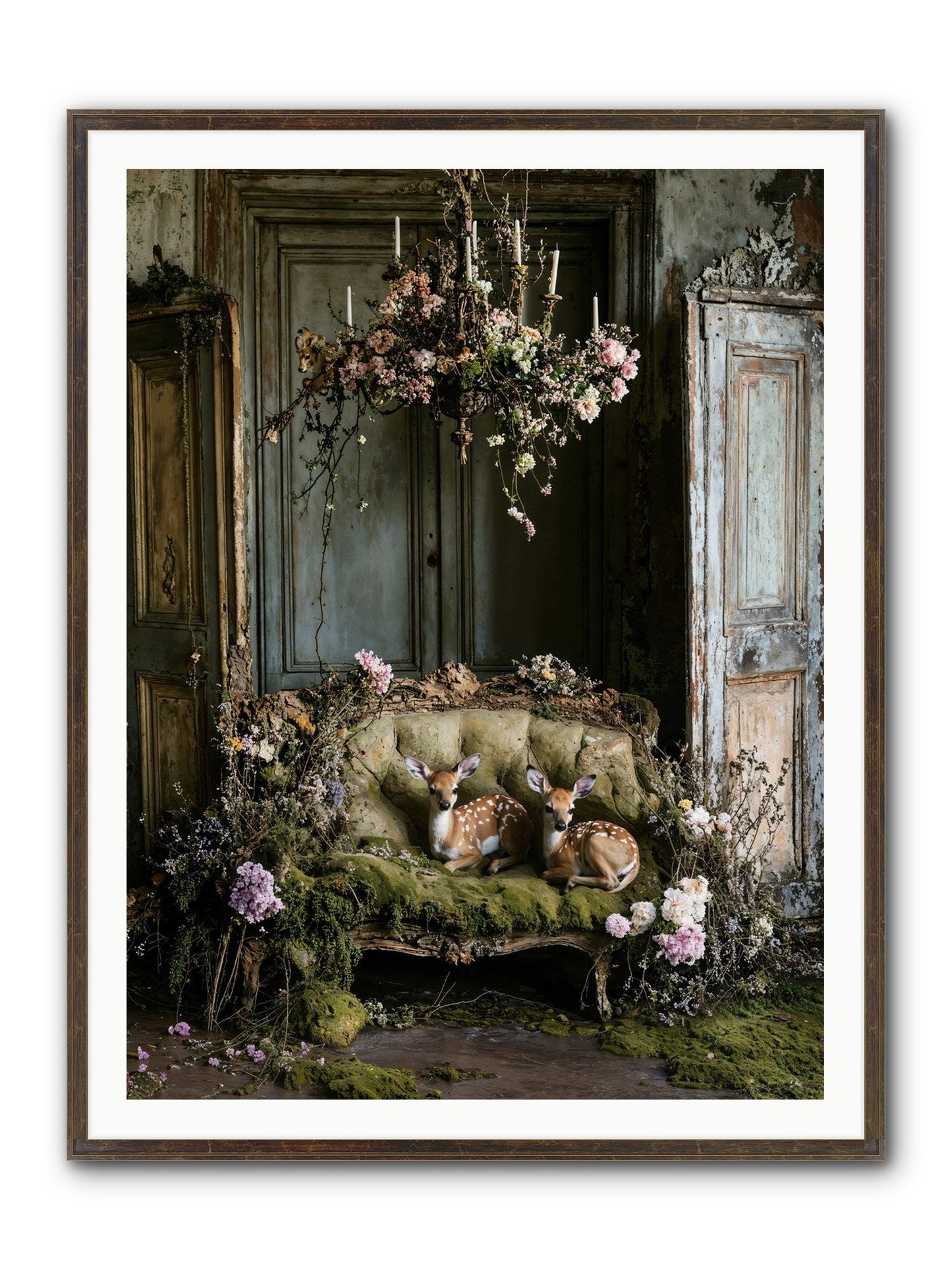 Where Angels Rest Framed Print - Slimwoods Black/Gold 36x48