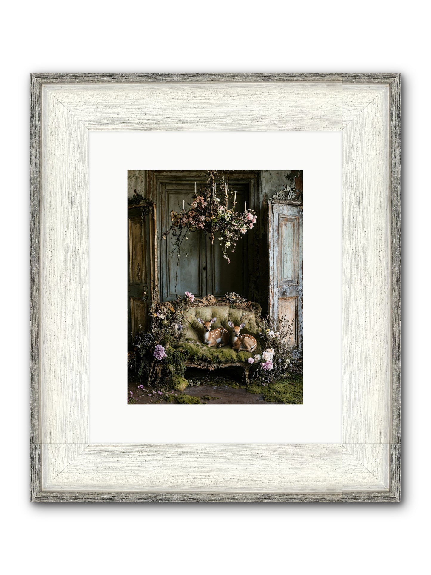 Where Angels Rest Framed Print - Driftwood White 9x12