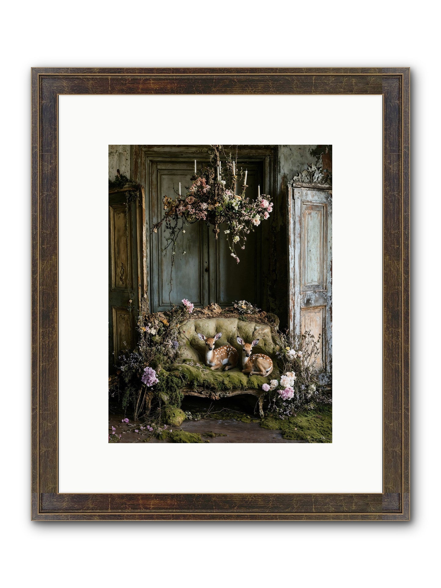 Where Angels Rest Framed Print - Slimwoods Black/Gold 9x12