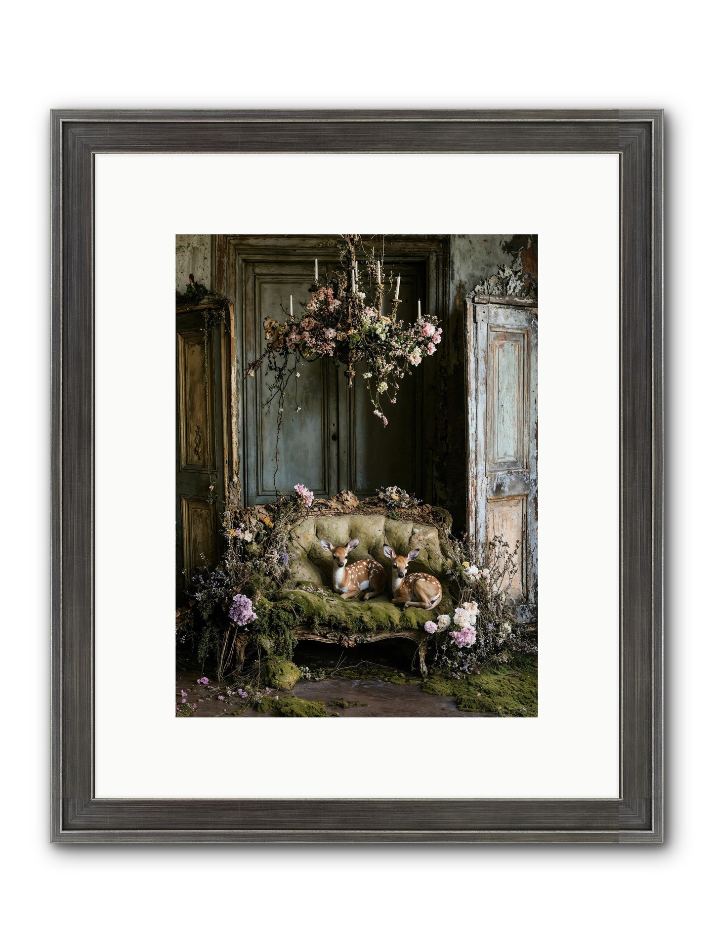 Where Angels Rest Framed Print - Slimwoods Black/Silver 9x12