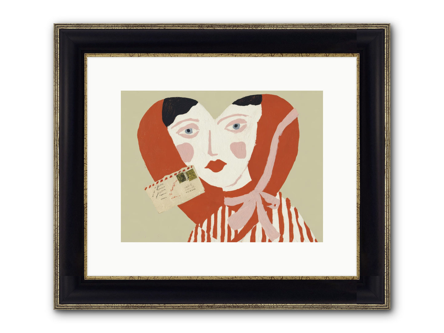 Where Devotion Grows Wild Framed Print - Black & Gold 12x9