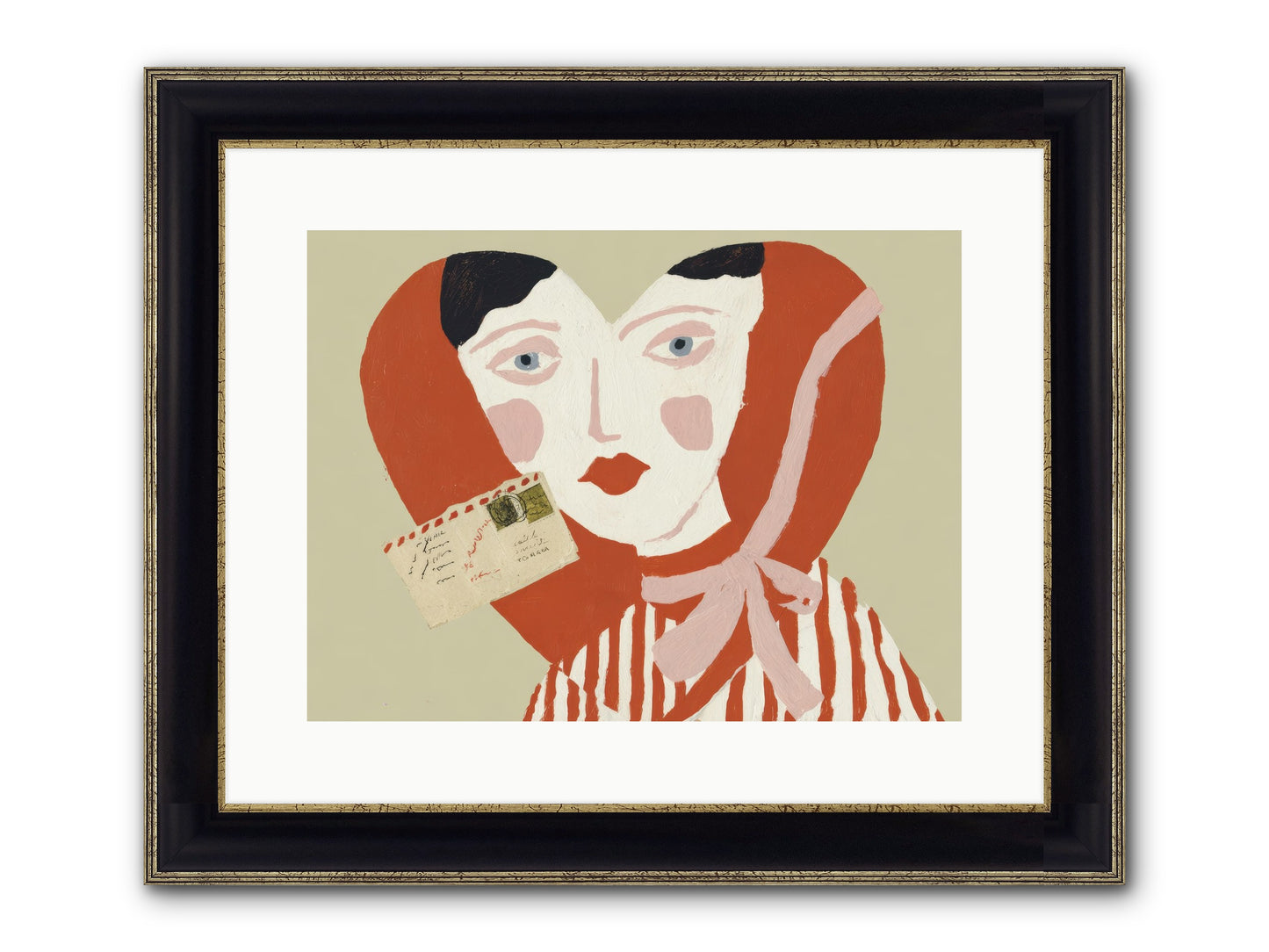 Where Devotion Grows Wild Framed Print - Black & Gold 16x12