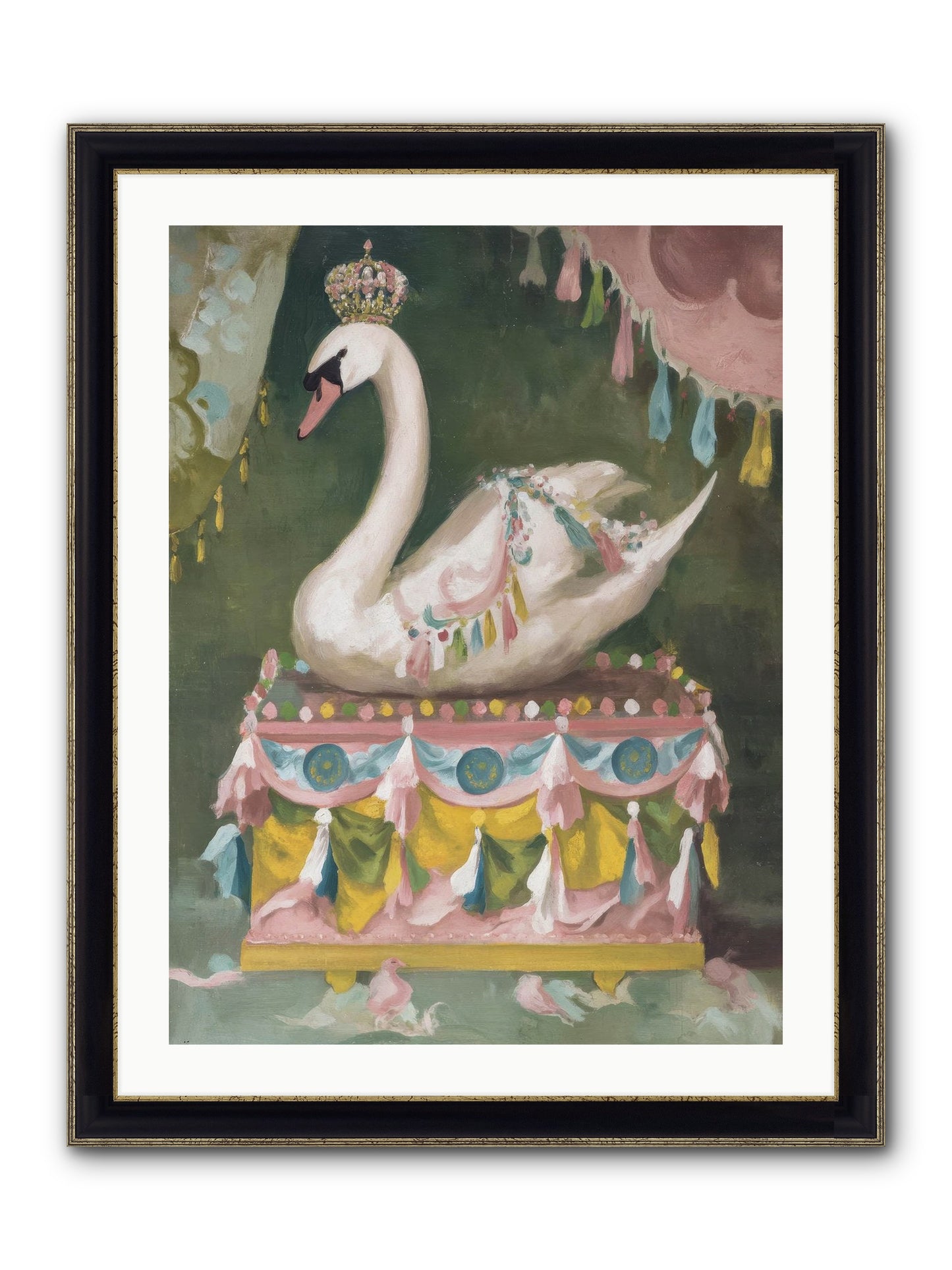 Where Heaven Touches Earth Framed Print - Black & Gold 24x32