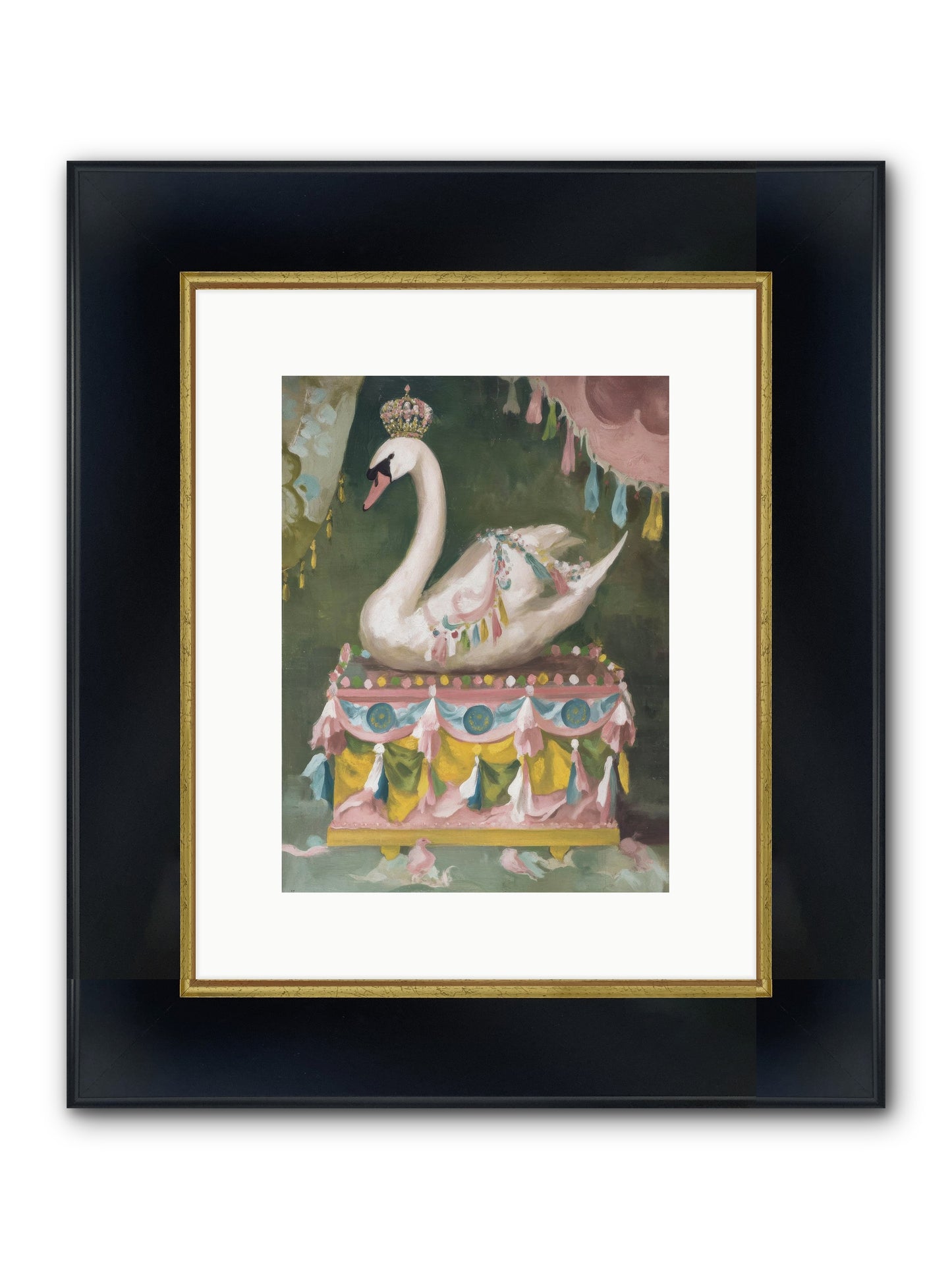 Where Heaven Touches Earth Framed Print - Wide Black w/Gold 9x12