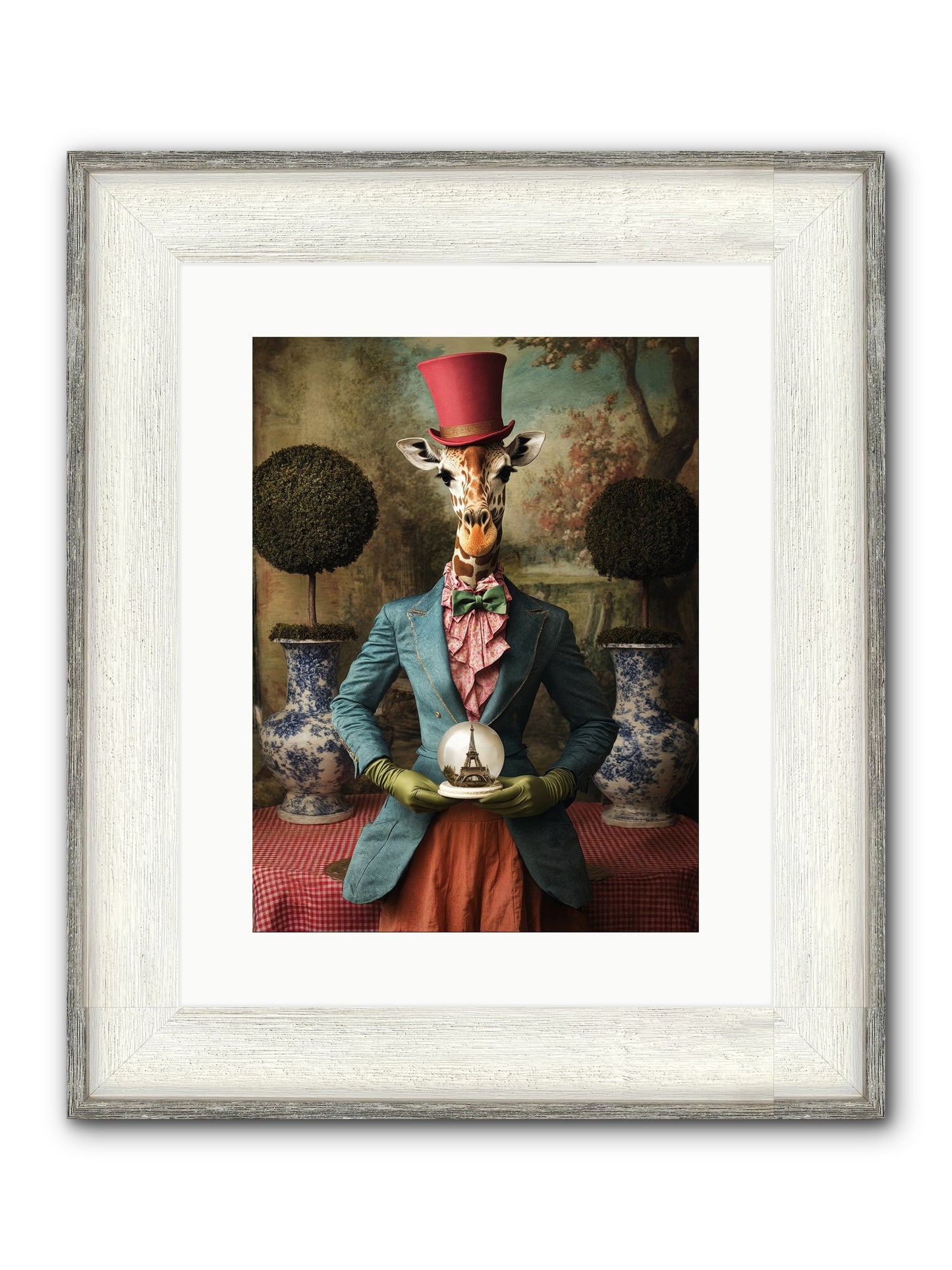 Where Hope Glimmers Framed Print - Driftwood White 12x16