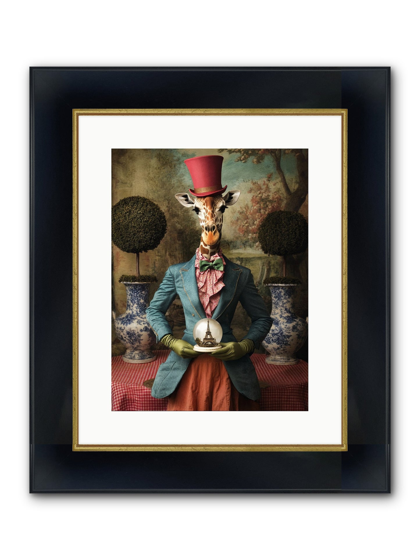 Where Hope Glimmers Framed Print - Wide Black w/Gold 12x16