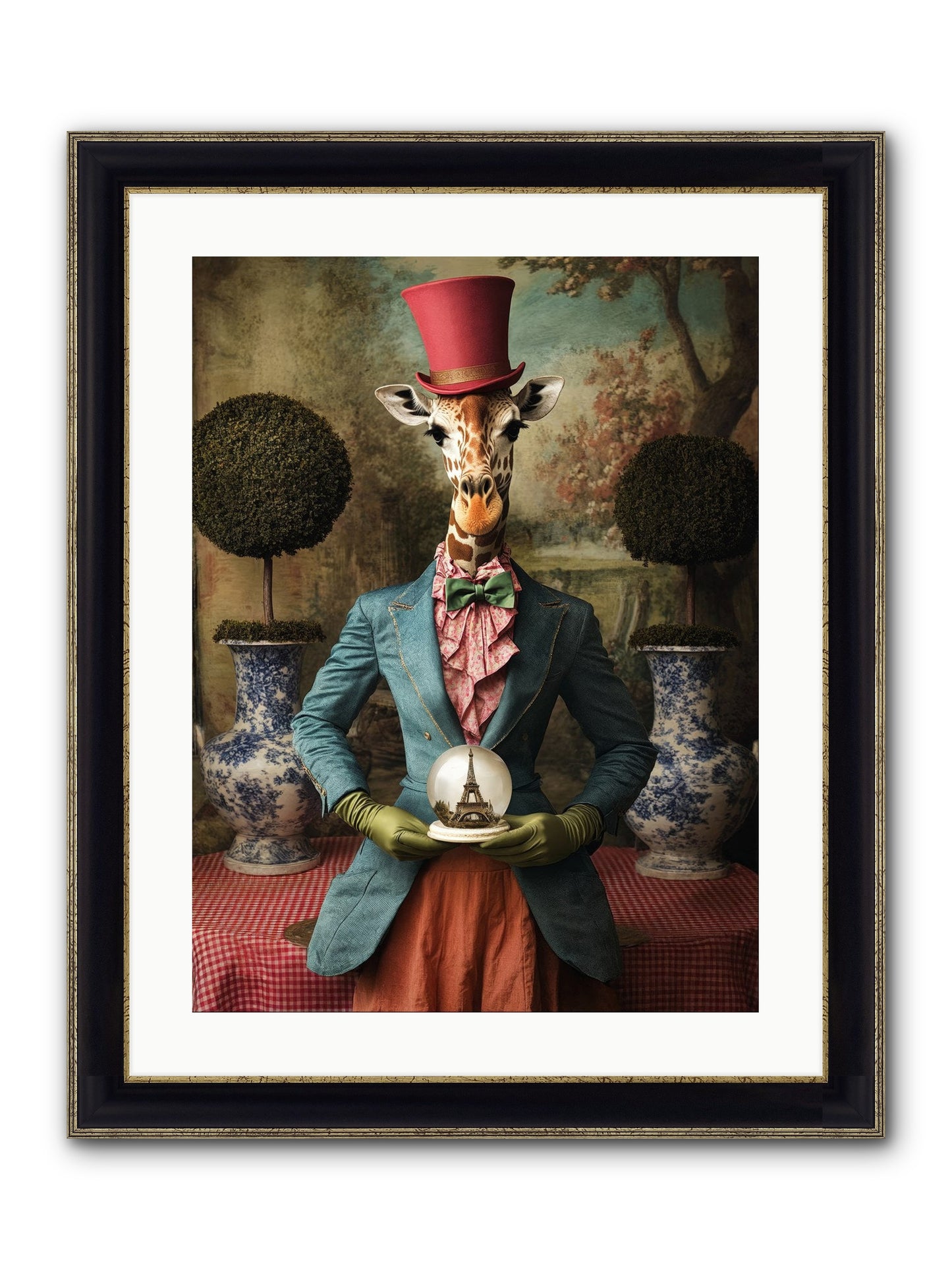Where Hope Glimmers Framed Print - Black & Gold 18x24
