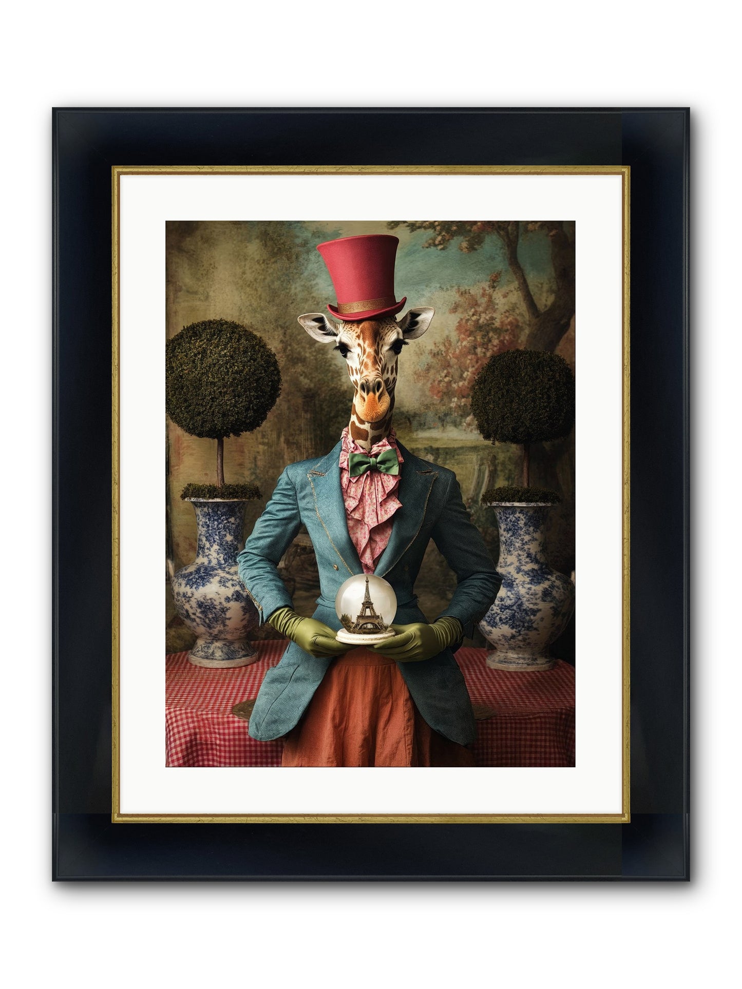 Where Hope Glimmers Framed Print - Wide Black w/Gold 18x24