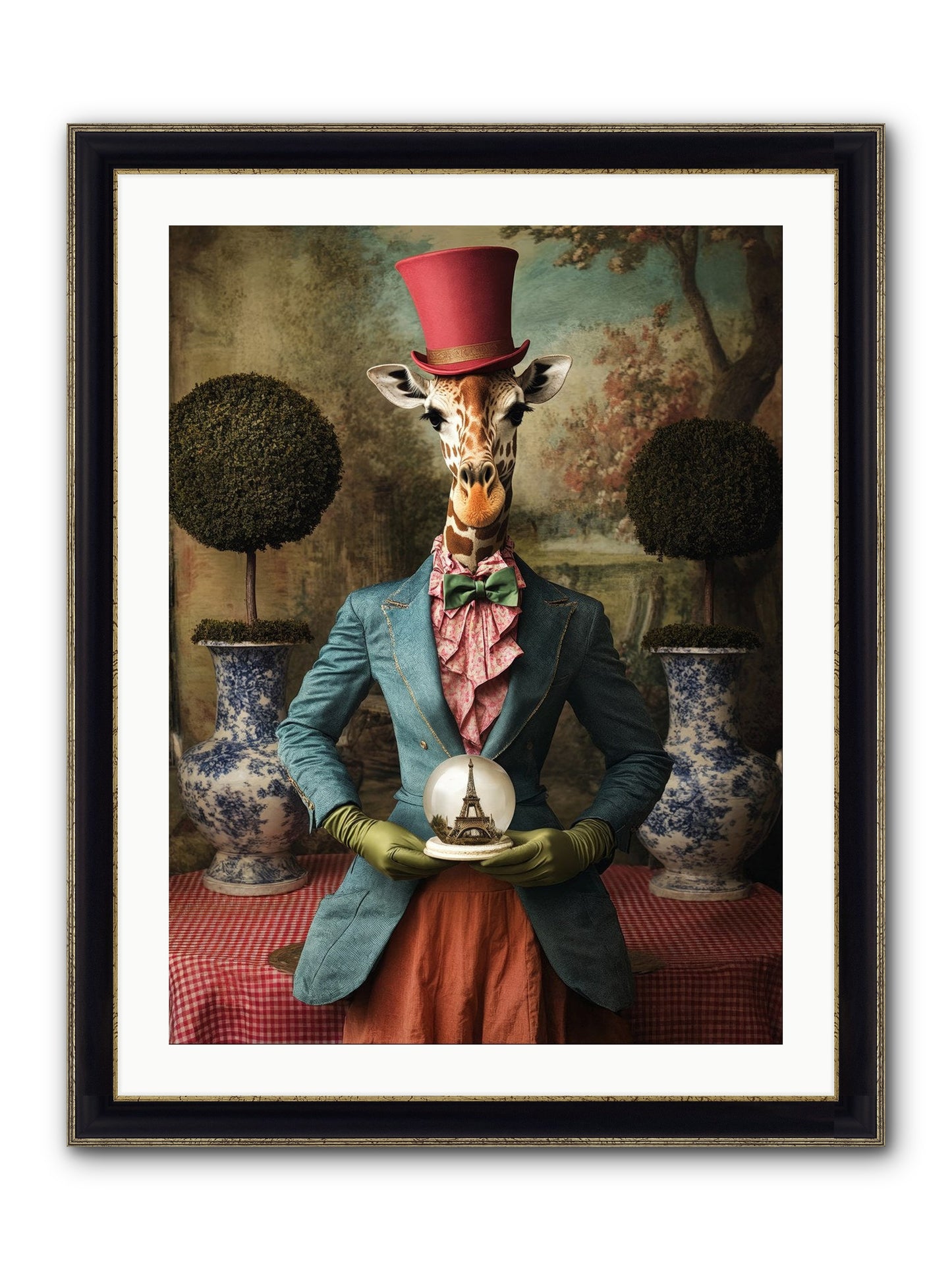 Where Hope Glimmers Framed Print - Black & Gold 24x32