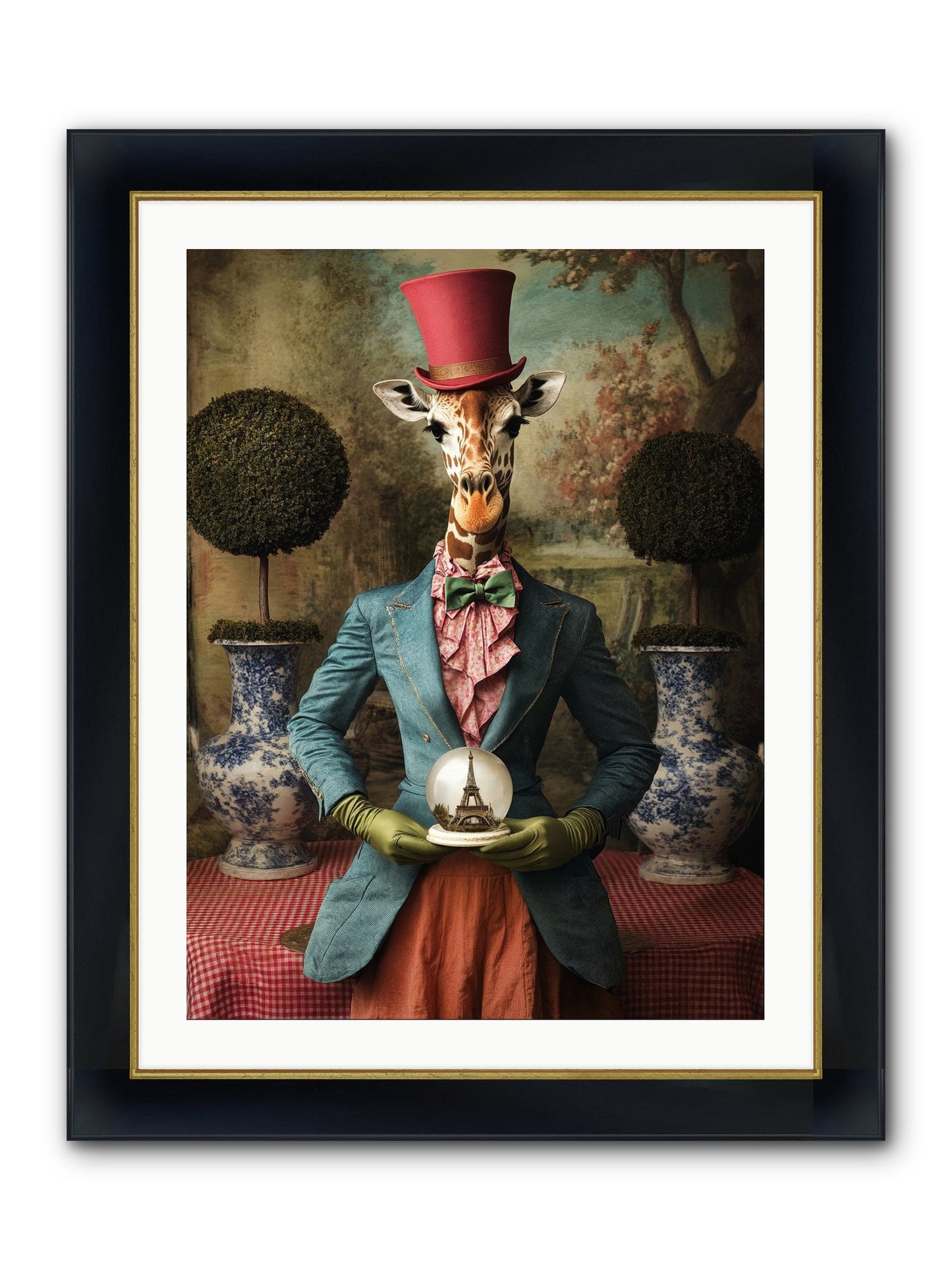 Where Hope Glimmers Framed Print - Wide Black w/Gold 24x32
