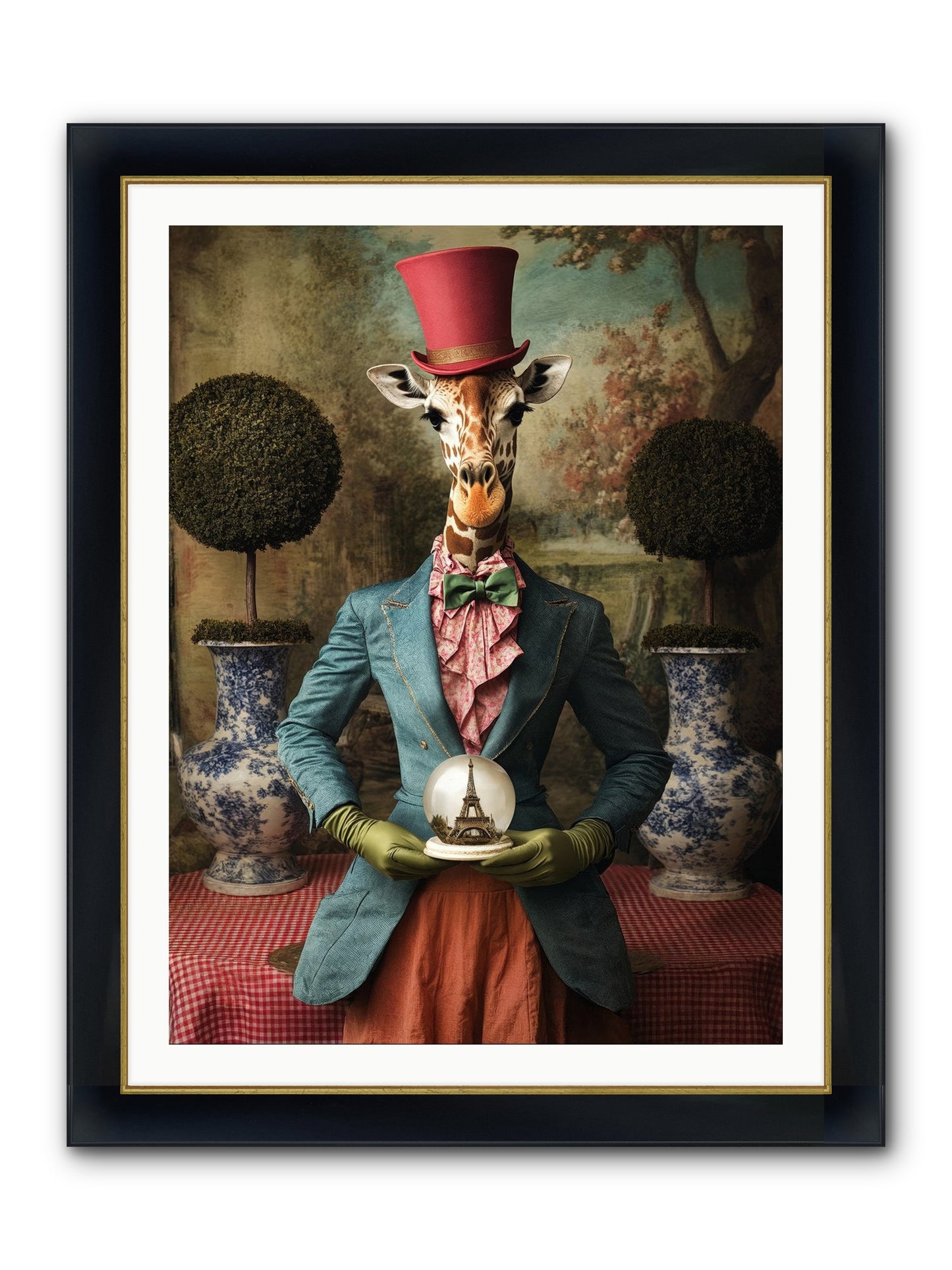 Where Hope Glimmers Framed Print - Wide Black w/Gold 30x40