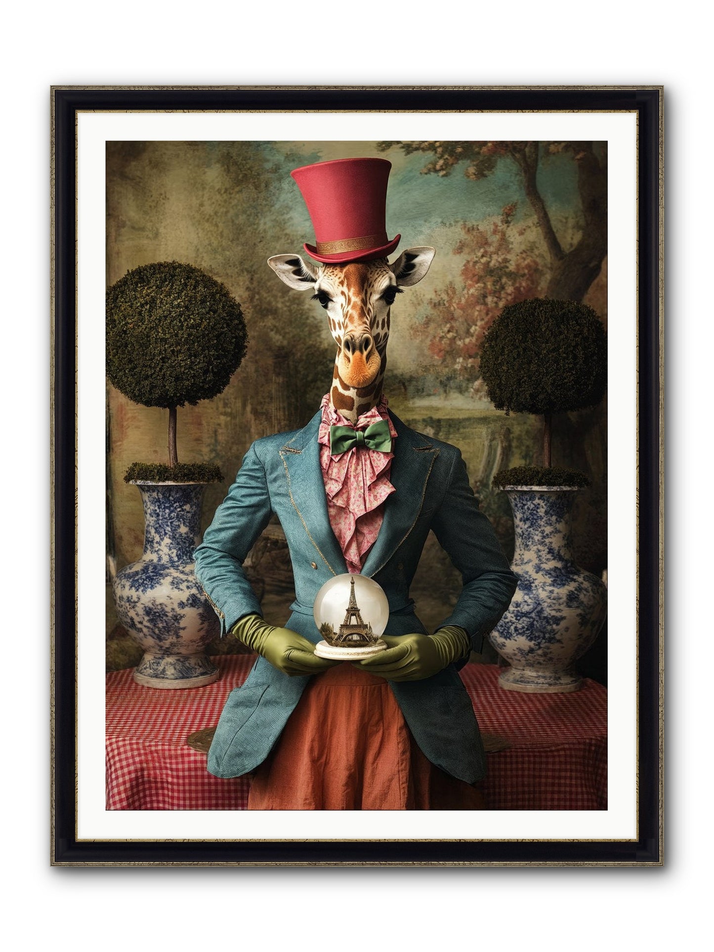 Where Hope Glimmers Framed Print - Black & Gold 36x48