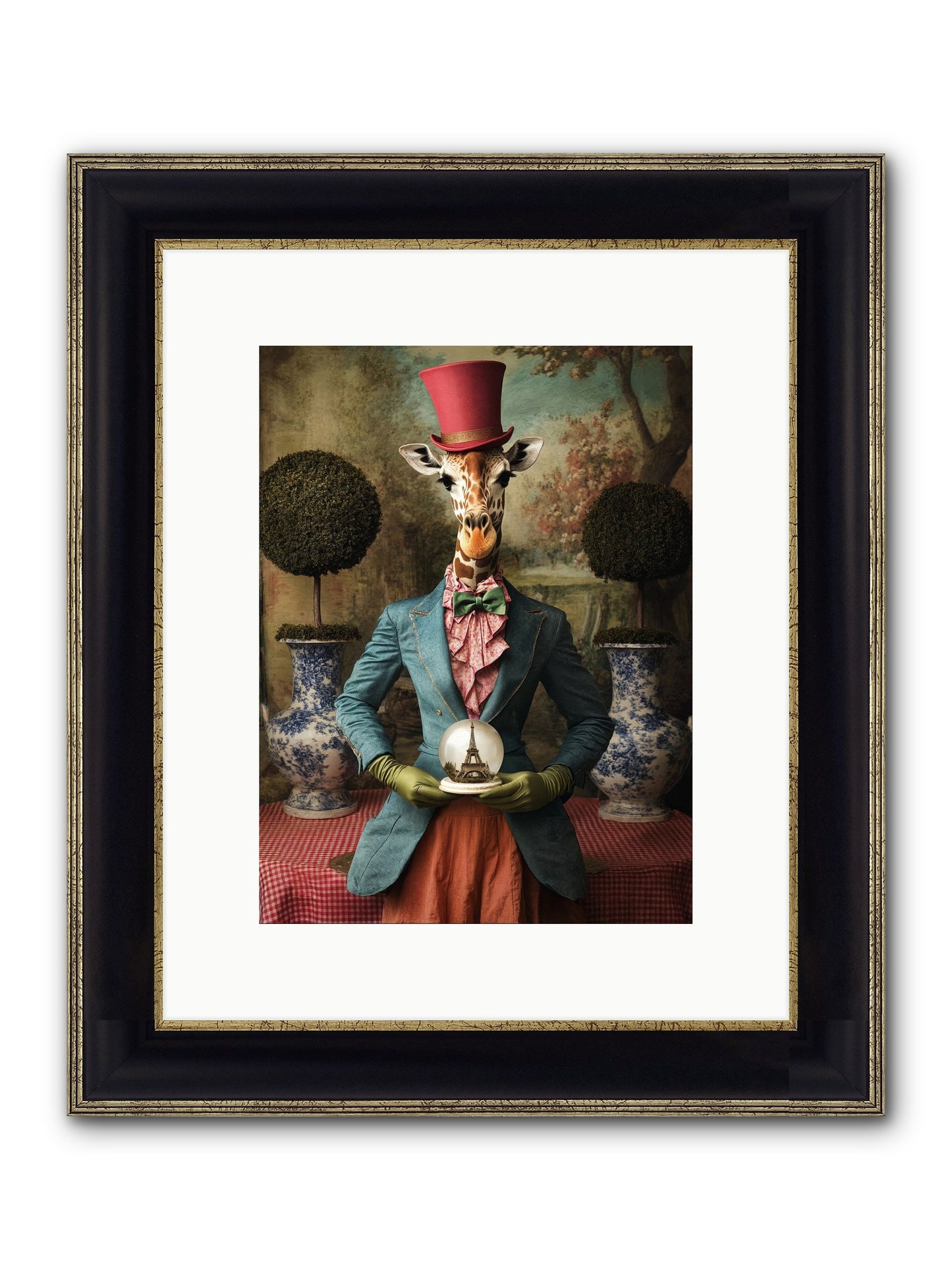 Where Hope Glimmers Framed Print - Black & Gold 9x12