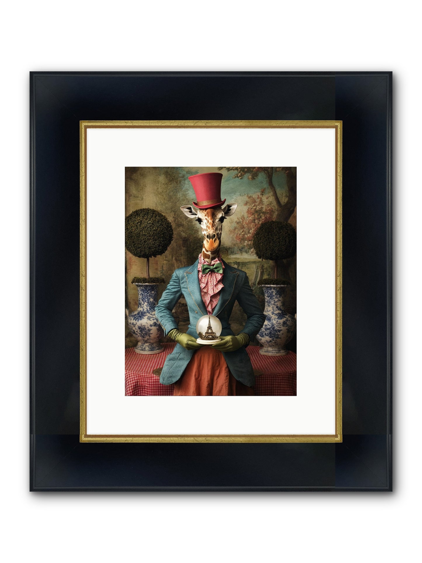 Where Hope Glimmers Framed Print - Wide Black w/Gold 9x12