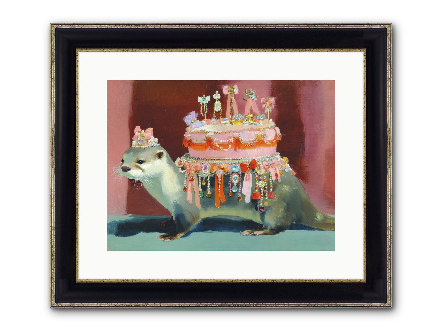 Where Joy Lives Forever Framed Print - Black & Gold 16x12