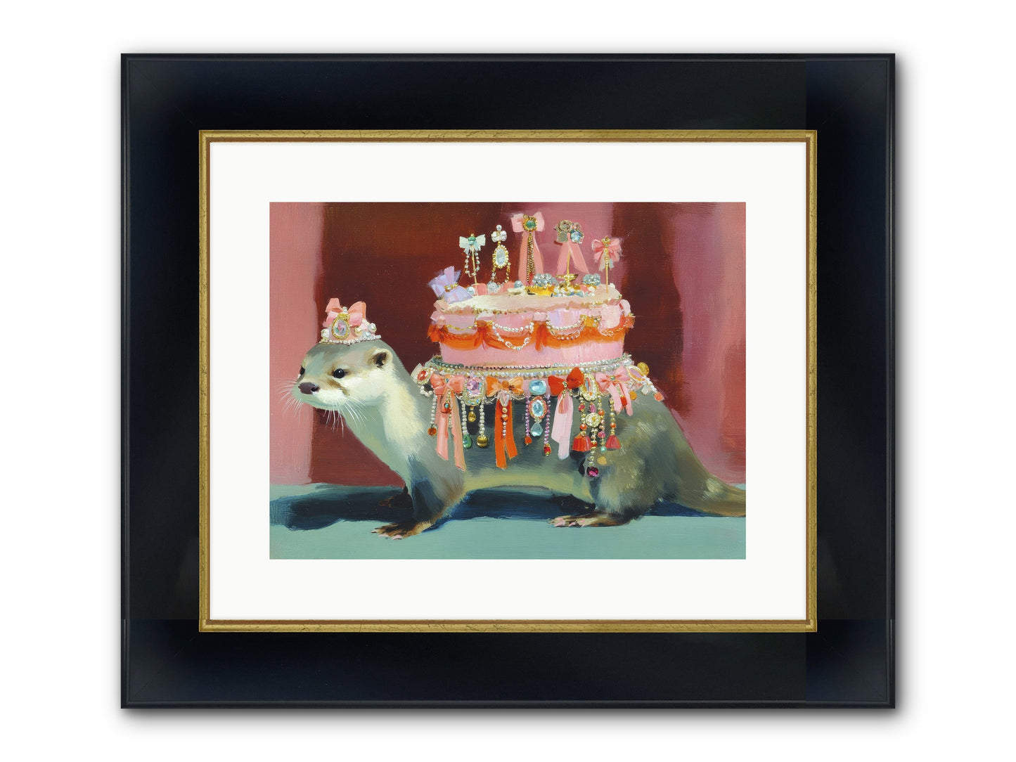 Where Joy Lives Forever Framed Print - Wide Black w/Gold 16x12