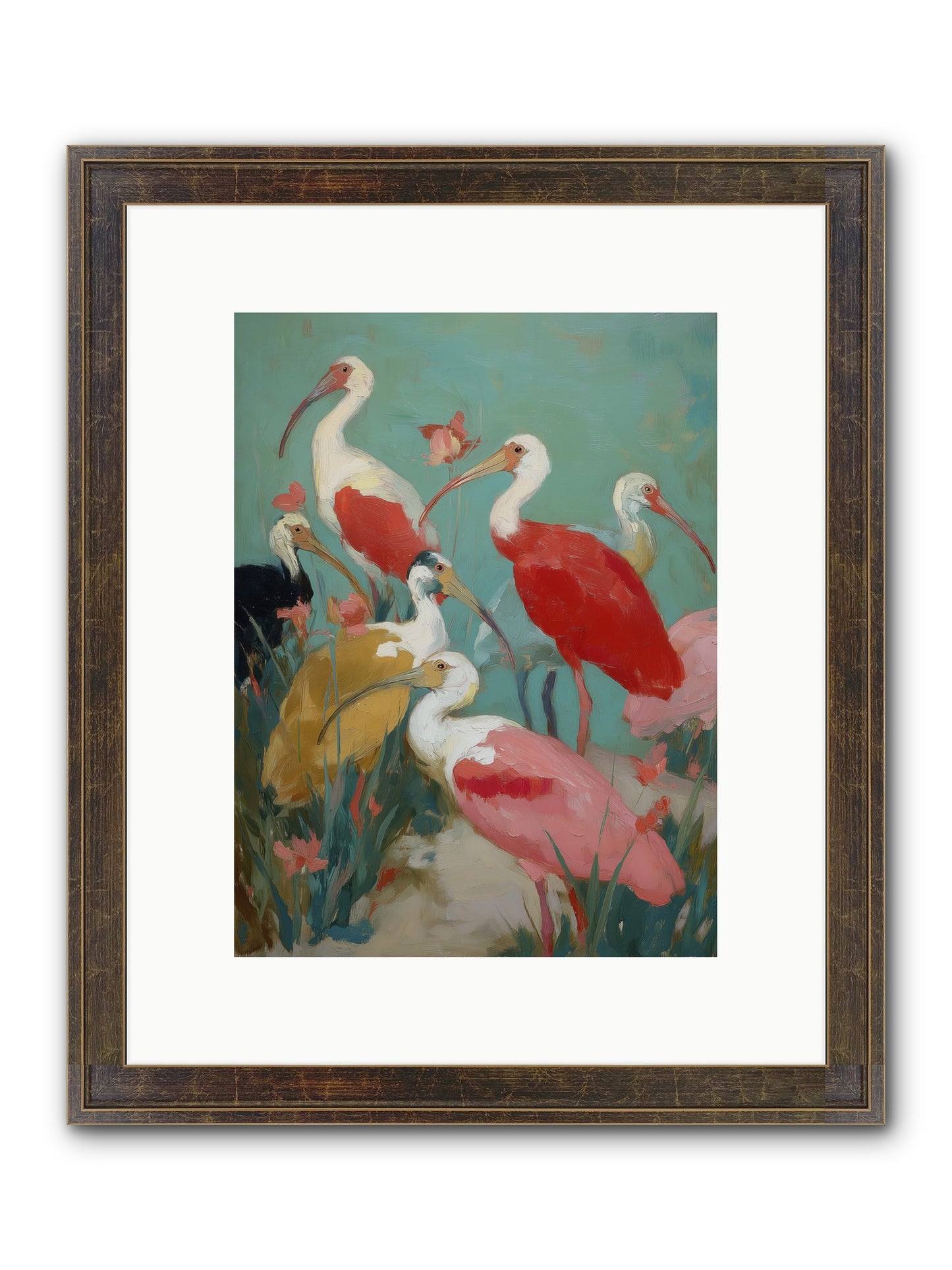Where Land Meets Sea Framed Print - Slimwoods Black/Gold 9x12