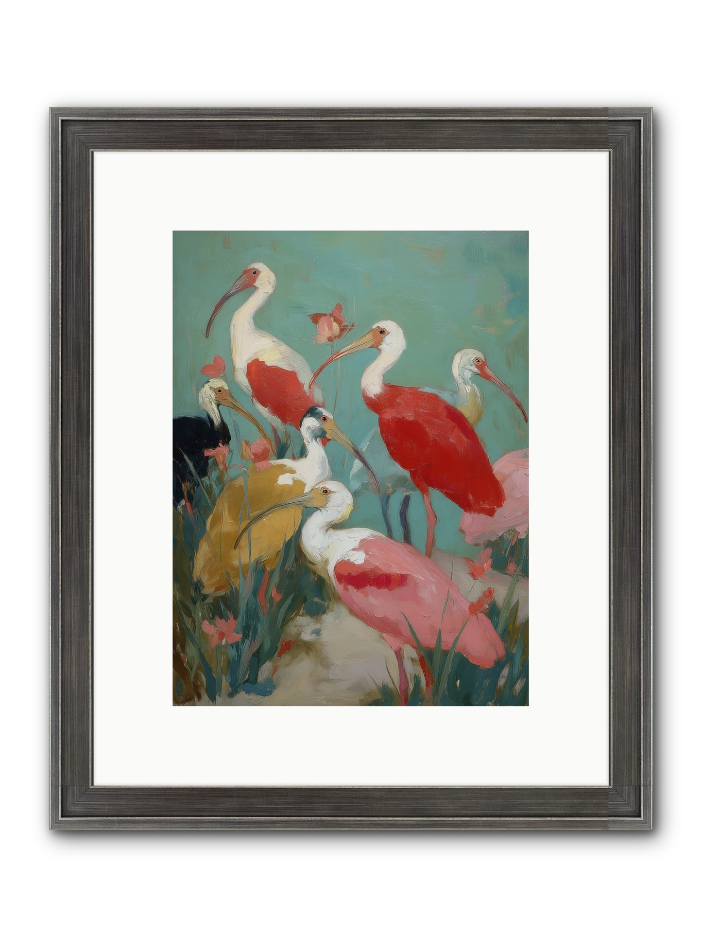 Where Land Meets Sea Framed Print - Slimwoods Black/Silver 9x12