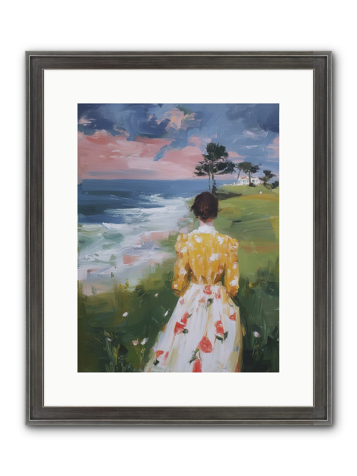 Where Lemons Bloom Framed Print - Slimwoods Black/Silver 12x16