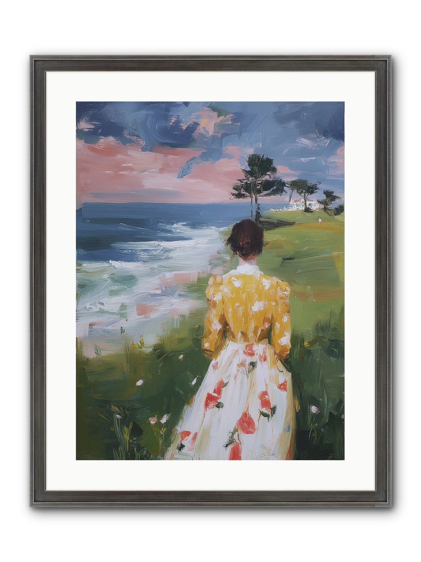 Where Lemons Bloom Framed Print - Slimwoods Black/Silver 18x24
