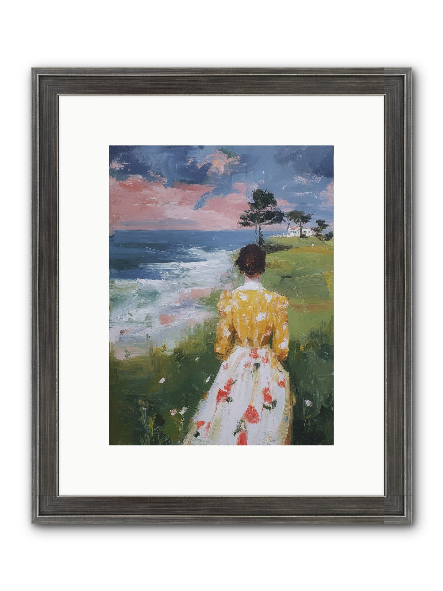 Where Lemons Bloom Framed Print - Slimwoods Black/Silver 9x12