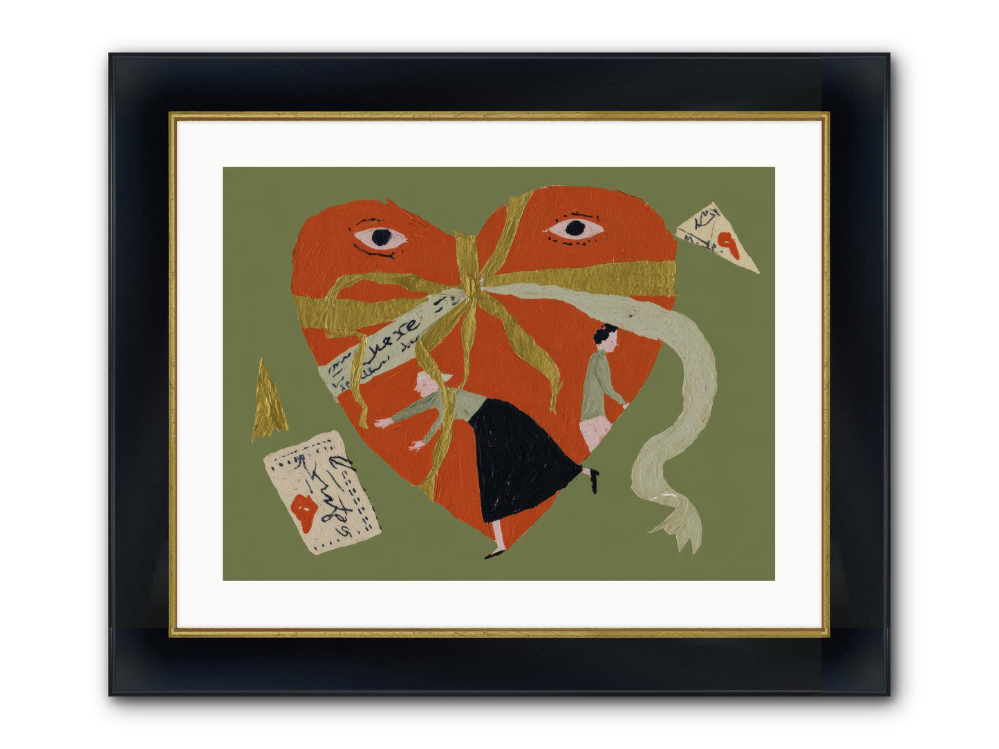 Where Love Takes Many Forms Framed Print - Wide Black w/Gold 24x18