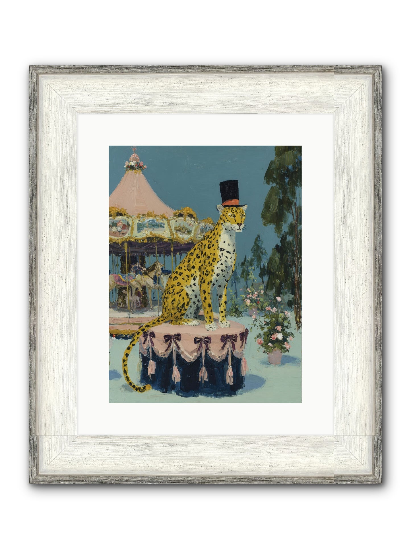 Where Magic Lingers Framed Print - Driftwood White 12x16