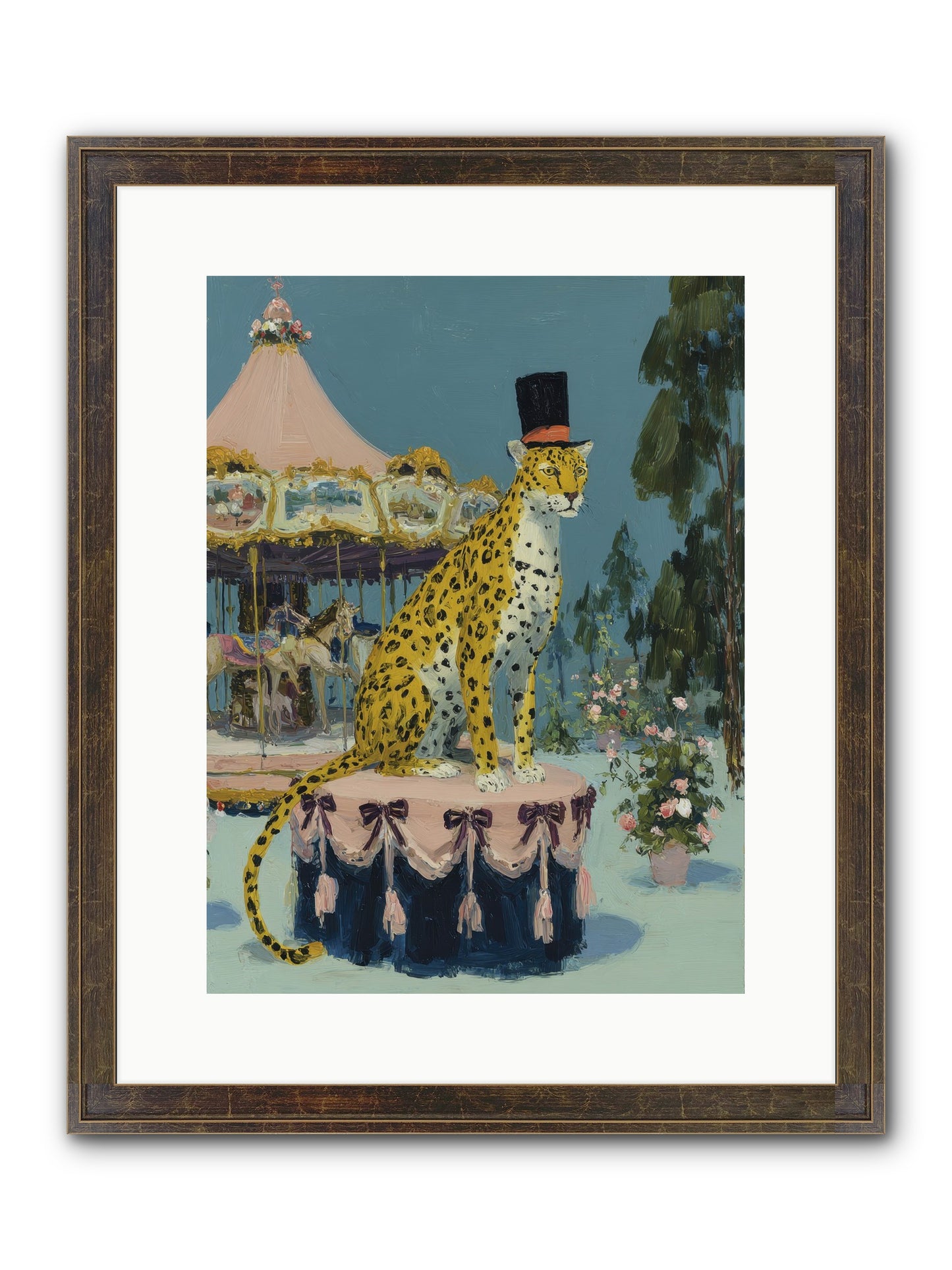 Where Magic Lingers Framed Print - Slimwoods Black/Gold 12x16