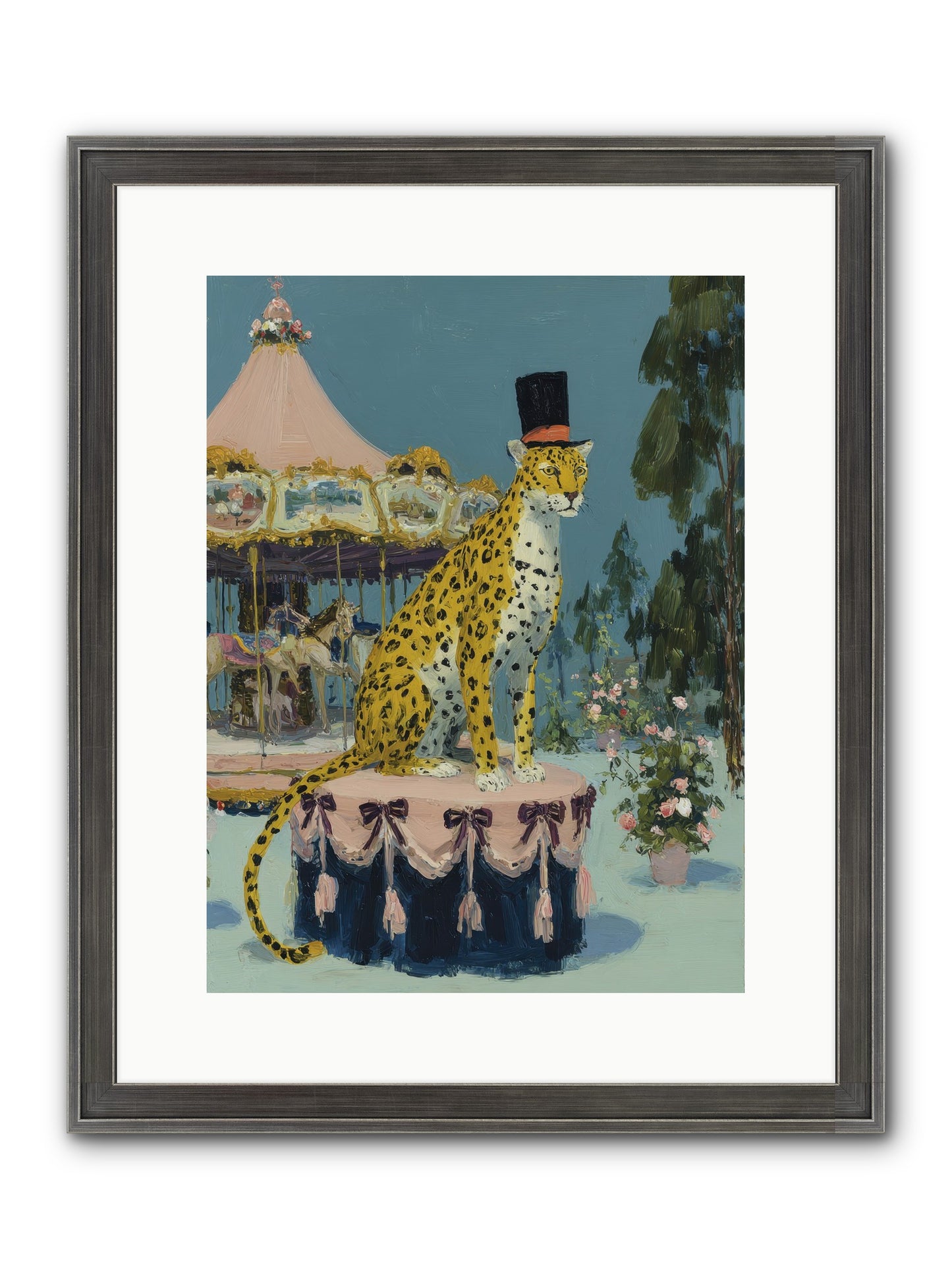 Where Magic Lingers Framed Print - Slimwoods Black/Silver 12x16