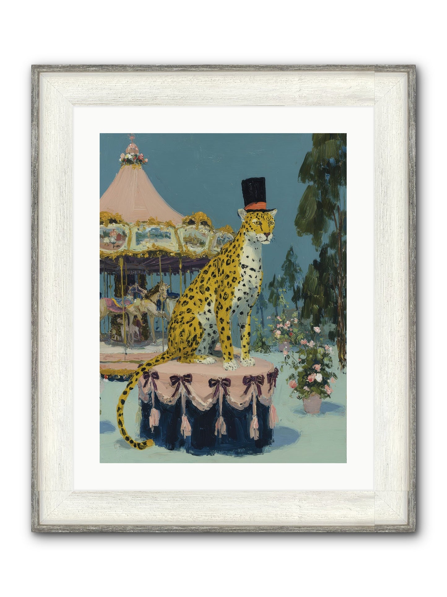 Where Magic Lingers Framed Print - Driftwood White 18x24