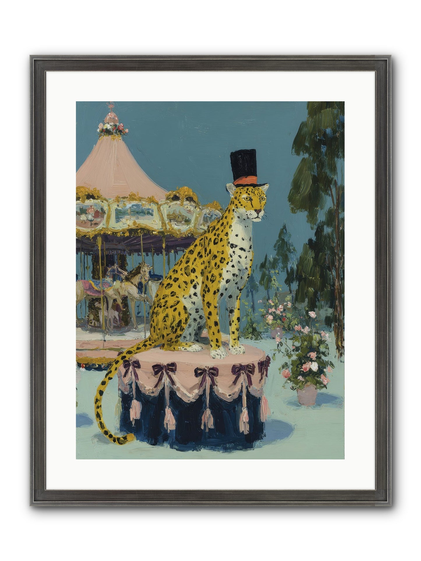 Where Magic Lingers Framed Print - Slimwoods Black/Silver 18x24