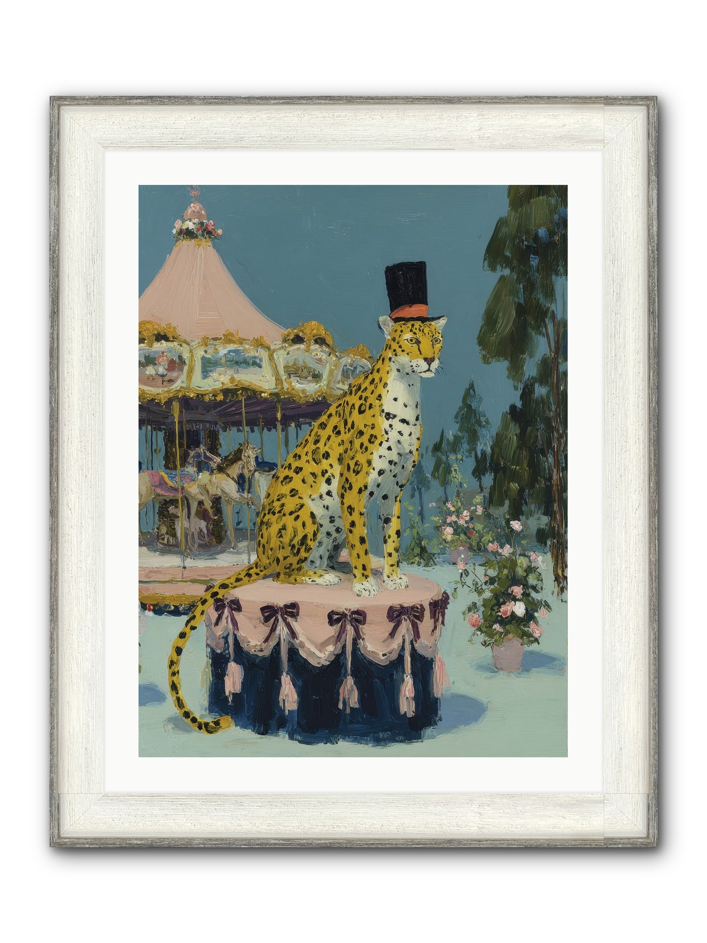 Where Magic Lingers Framed Print - Driftwood White 24x32
