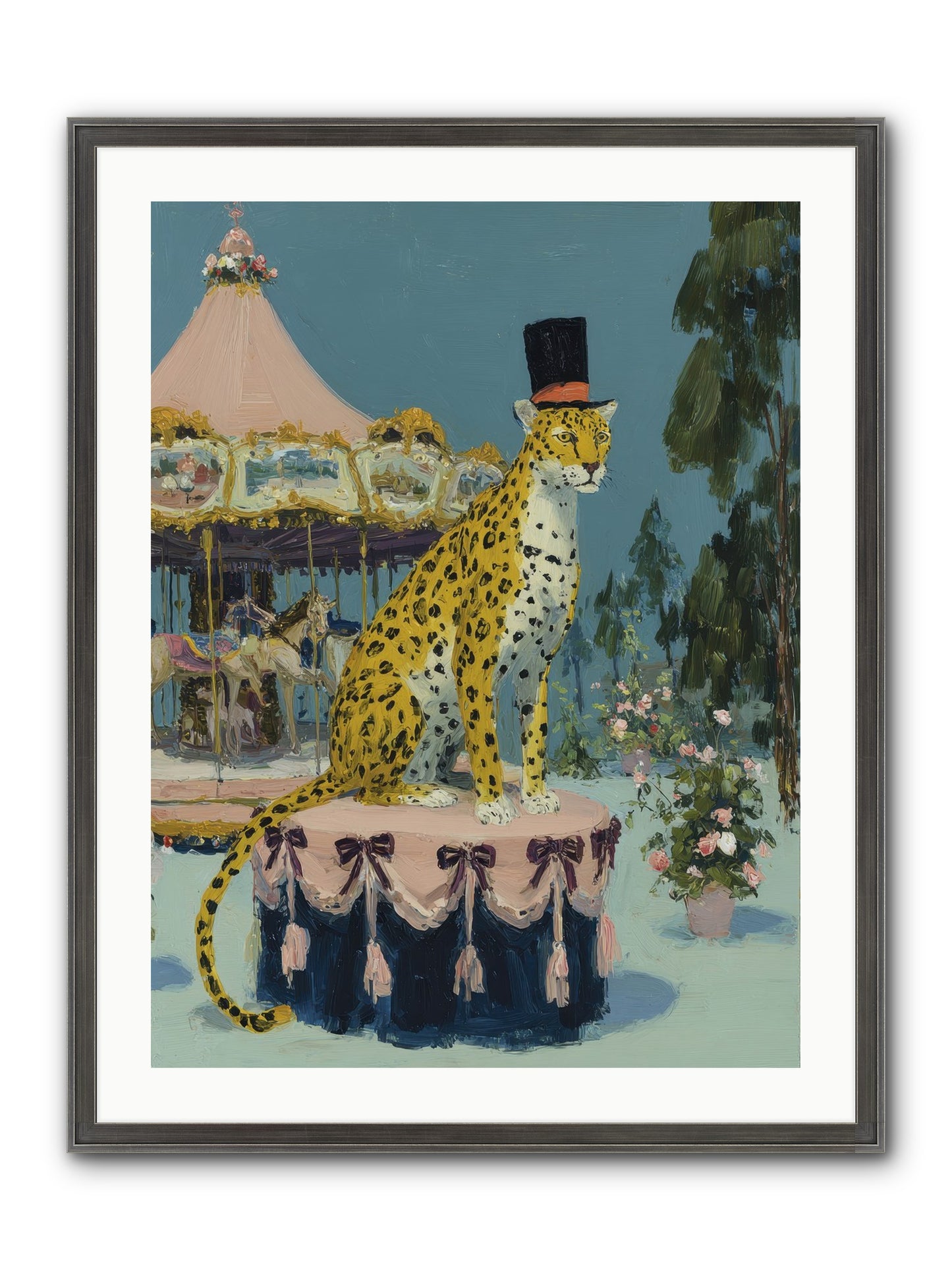 Where Magic Lingers Framed Print - Slimwoods Black/Silver 24x32
