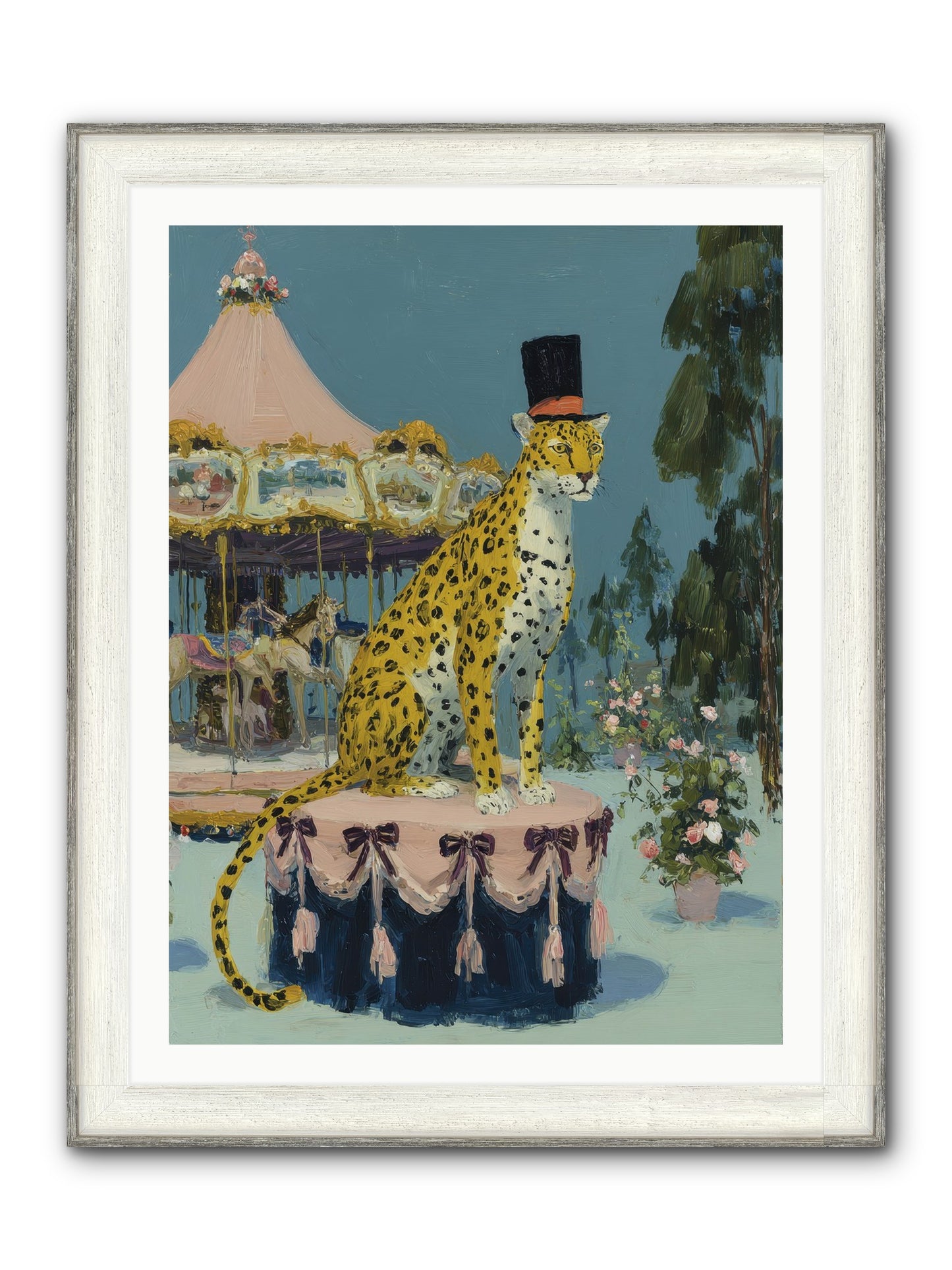 Where Magic Lingers Framed Print - Driftwood White 30x40