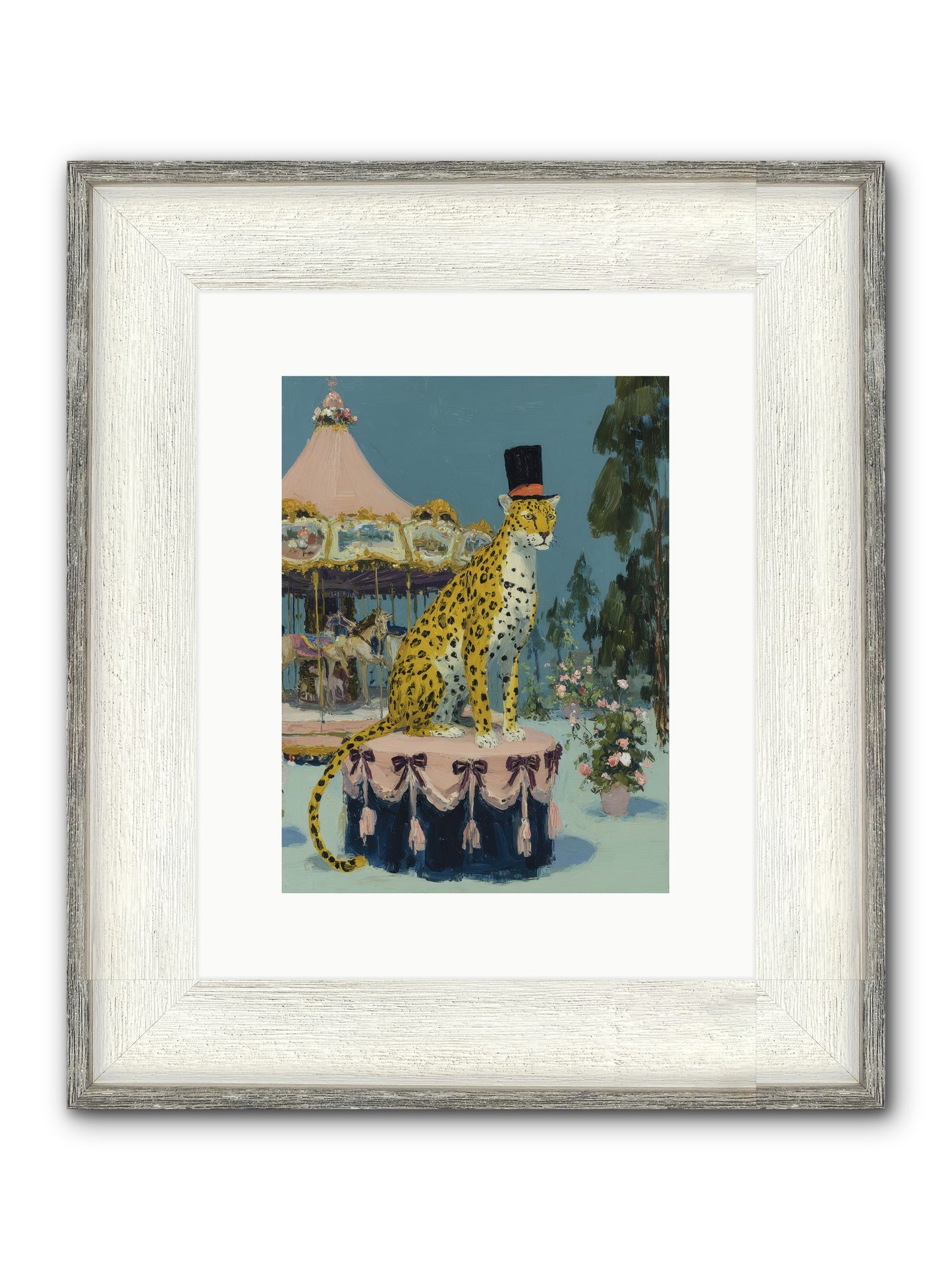 Where Magic Lingers Framed Print - Driftwood White 9x12