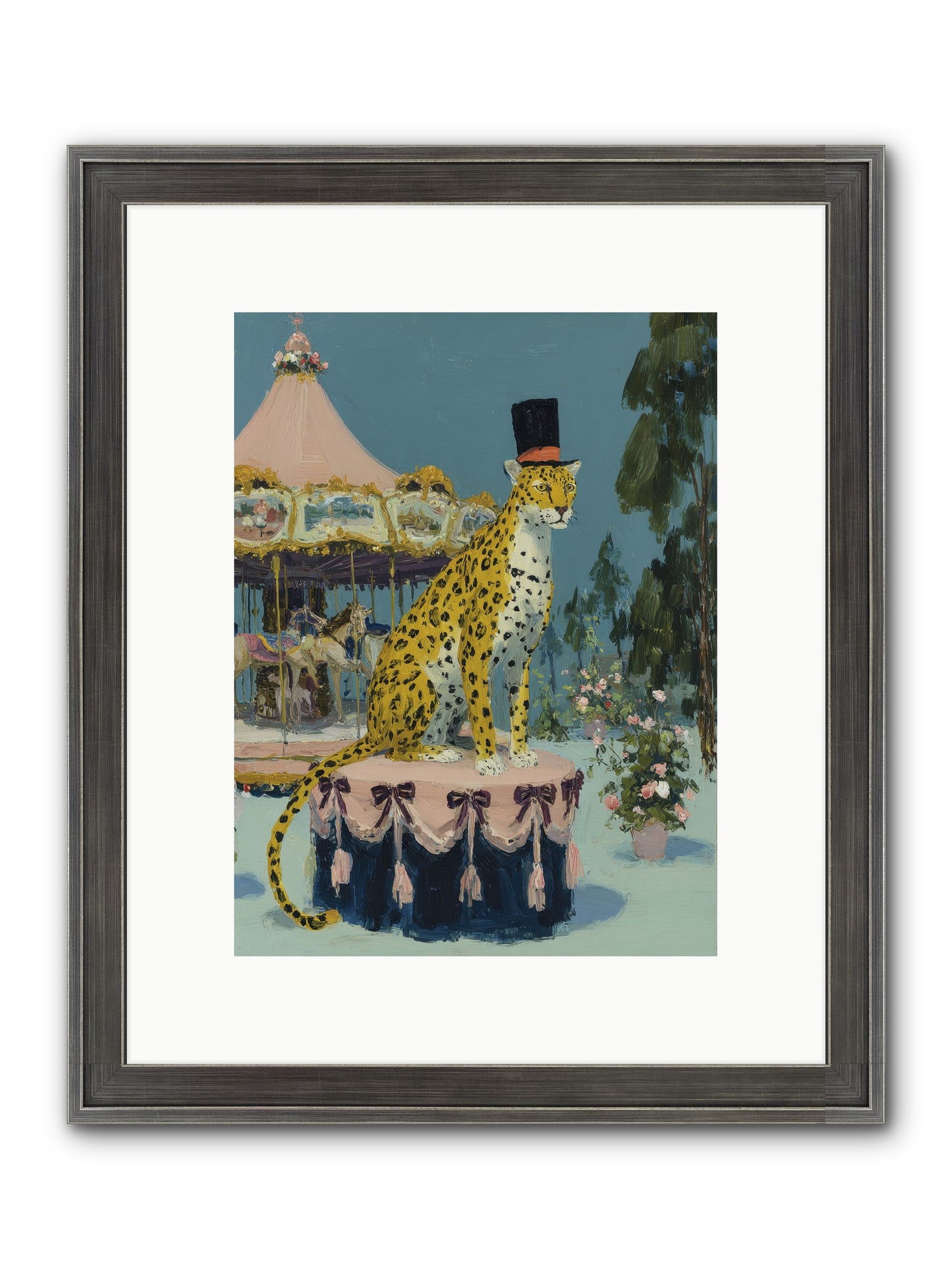 Where Magic Lingers Framed Print - Slimwoods Black/Silver 9x12