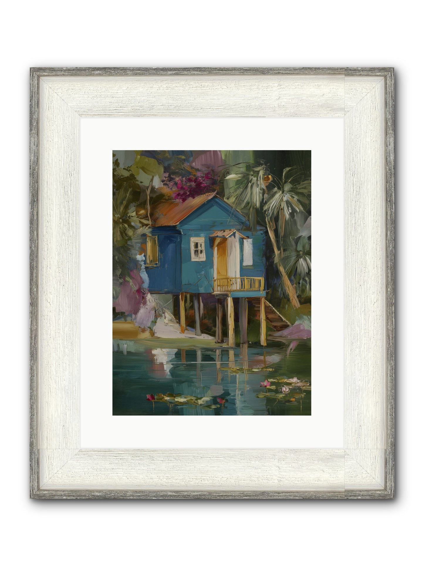 Where Magic Lives Framed Print - Driftwood White 12x16