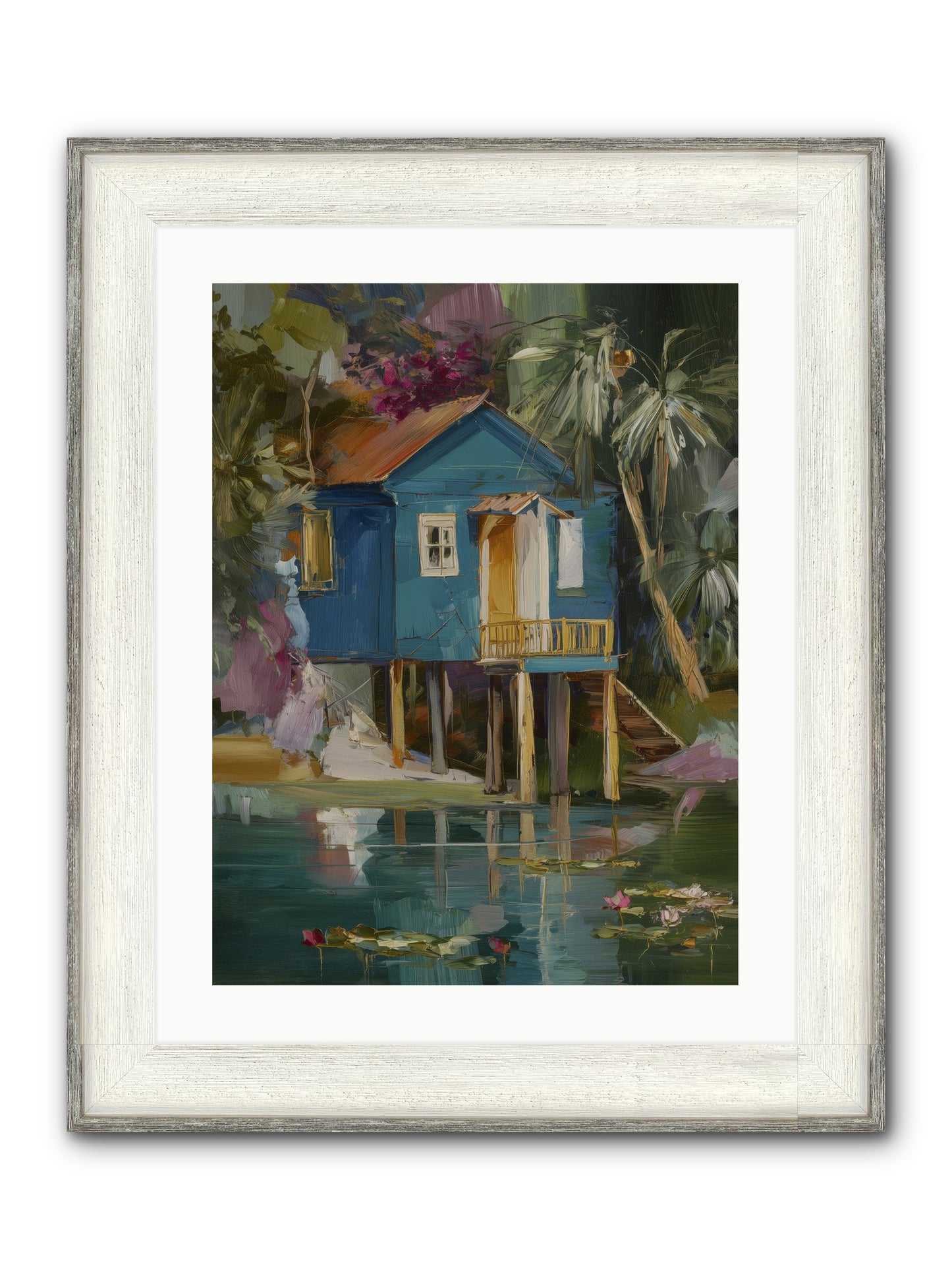 Where Magic Lives Framed Print - Driftwood White 18x24